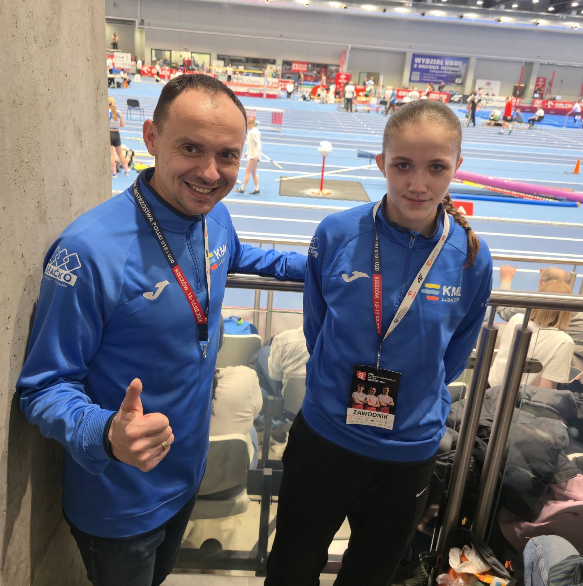 Obraz przedstawiający Sukcesy lekkoatletów z Lubaczowa na Halowych Mistrzostwach Polski