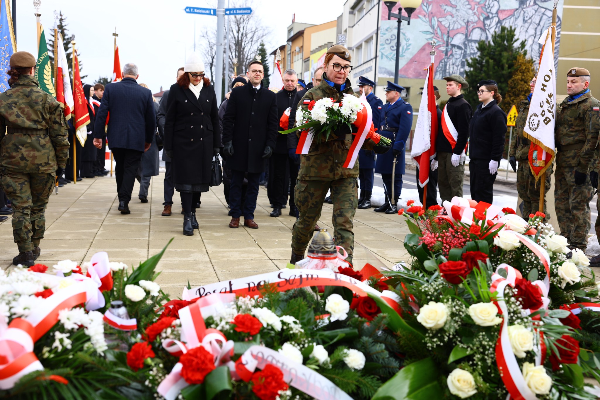 Obraz przedstawiający Lubaczów oddał hołd bohaterom Armii Krajowej [ZDJĘCIA]