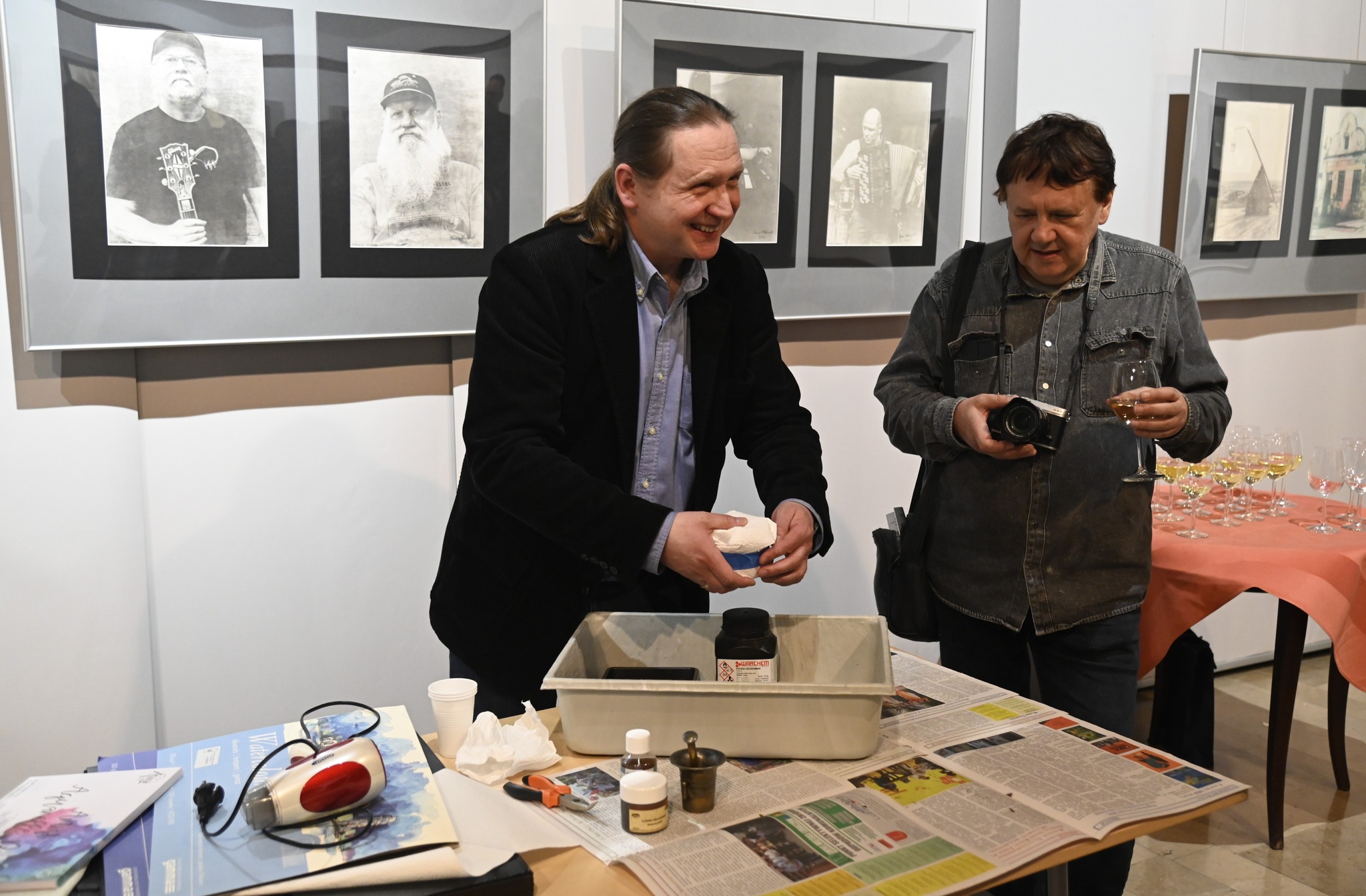 Obraz przedstawiający Prace Marcina Materniaka na wystawie w rzeszowskim WDK