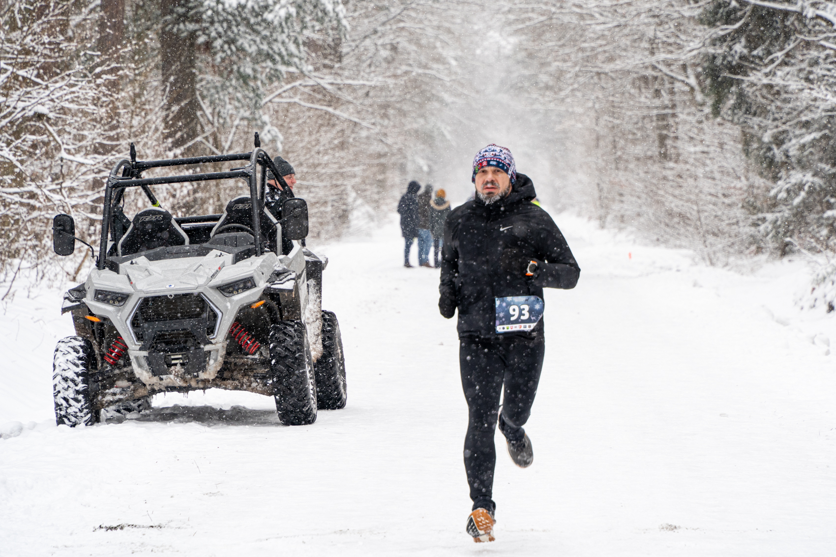 Obraz przedstawiający Sportowe emocje w zimowych warunkach - XI Trail Półmaraton i X Nordic Walking