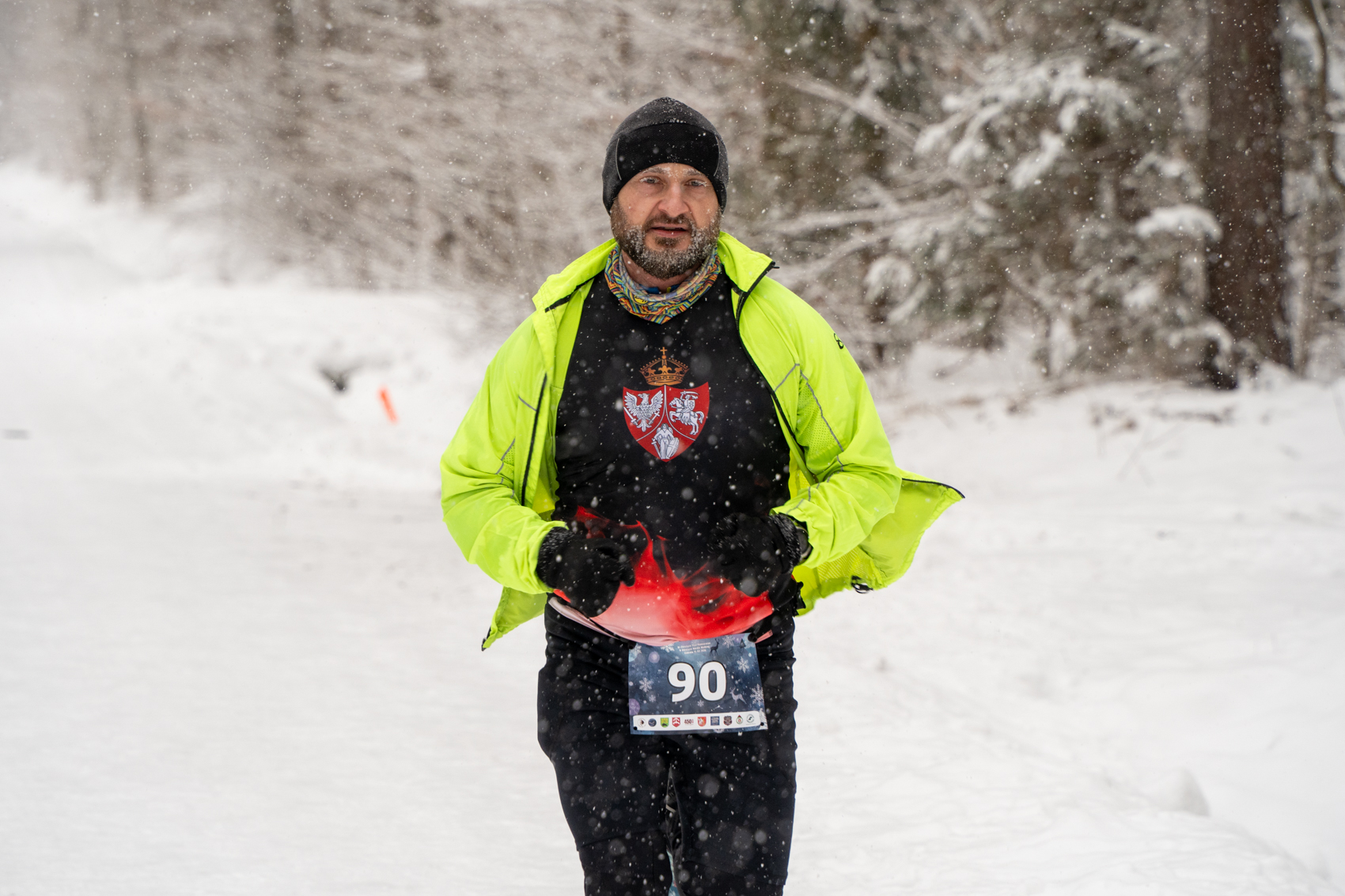 Obraz przedstawiający Sportowe emocje w zimowych warunkach - XI Trail Półmaraton i X Nordic Walking