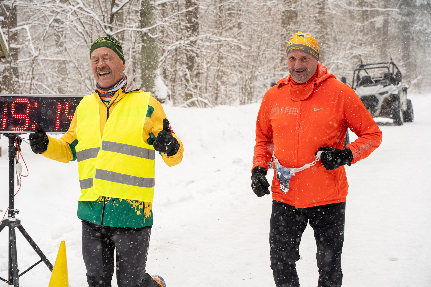 Obraz przedstawiający Sportowe emocje w zimowych warunkach - XI Trail Półmaraton i X Nordic Walking