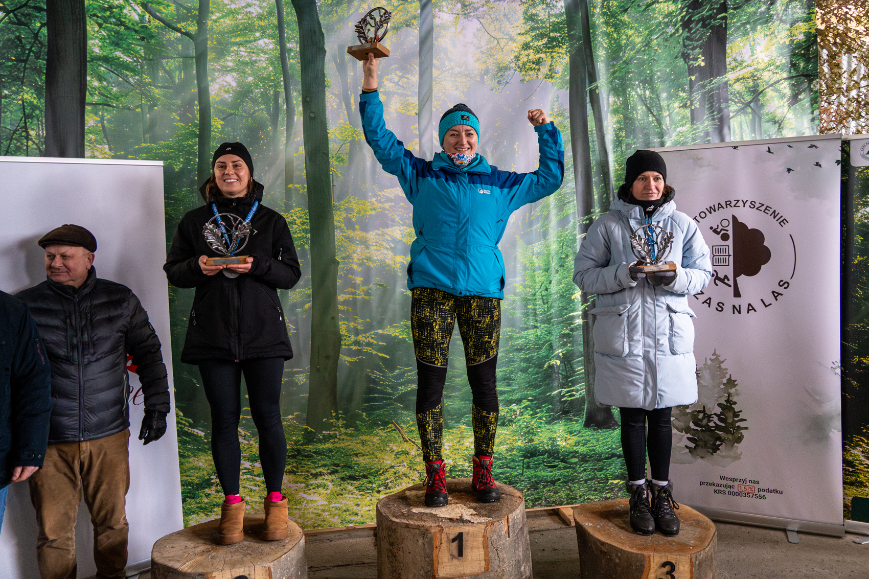 Obraz przedstawiający Sportowe emocje w zimowych warunkach - XI Trail Półmaraton i X Nordic Walking