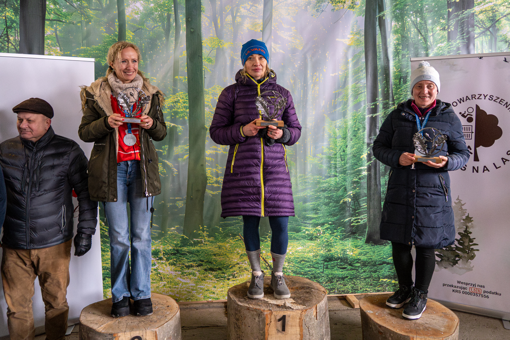 Obraz przedstawiający Sportowe emocje w zimowych warunkach - XI Trail Półmaraton i X Nordic Walking