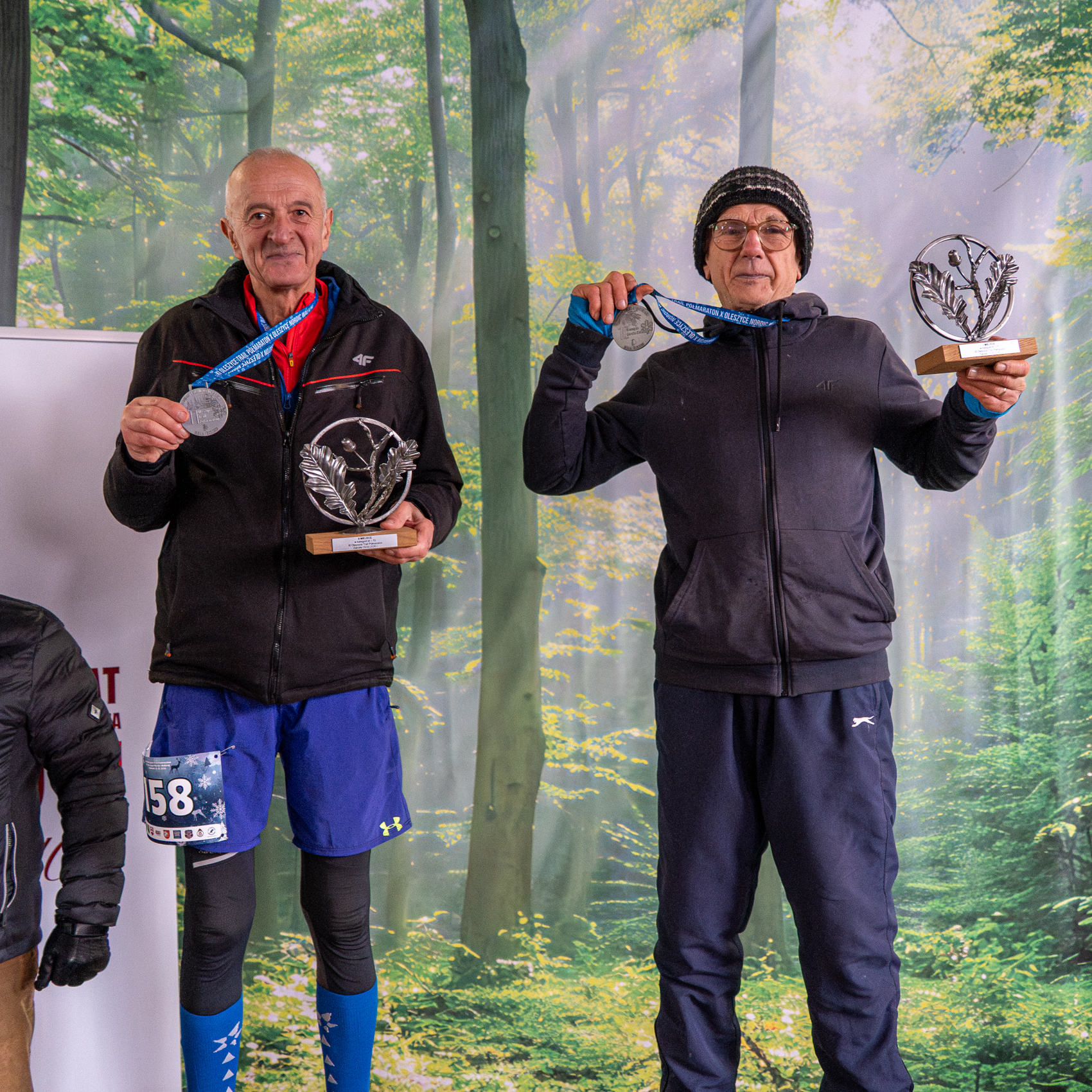 Obraz przedstawiający Sportowe emocje w zimowych warunkach - XI Trail Półmaraton i X Nordic Walking