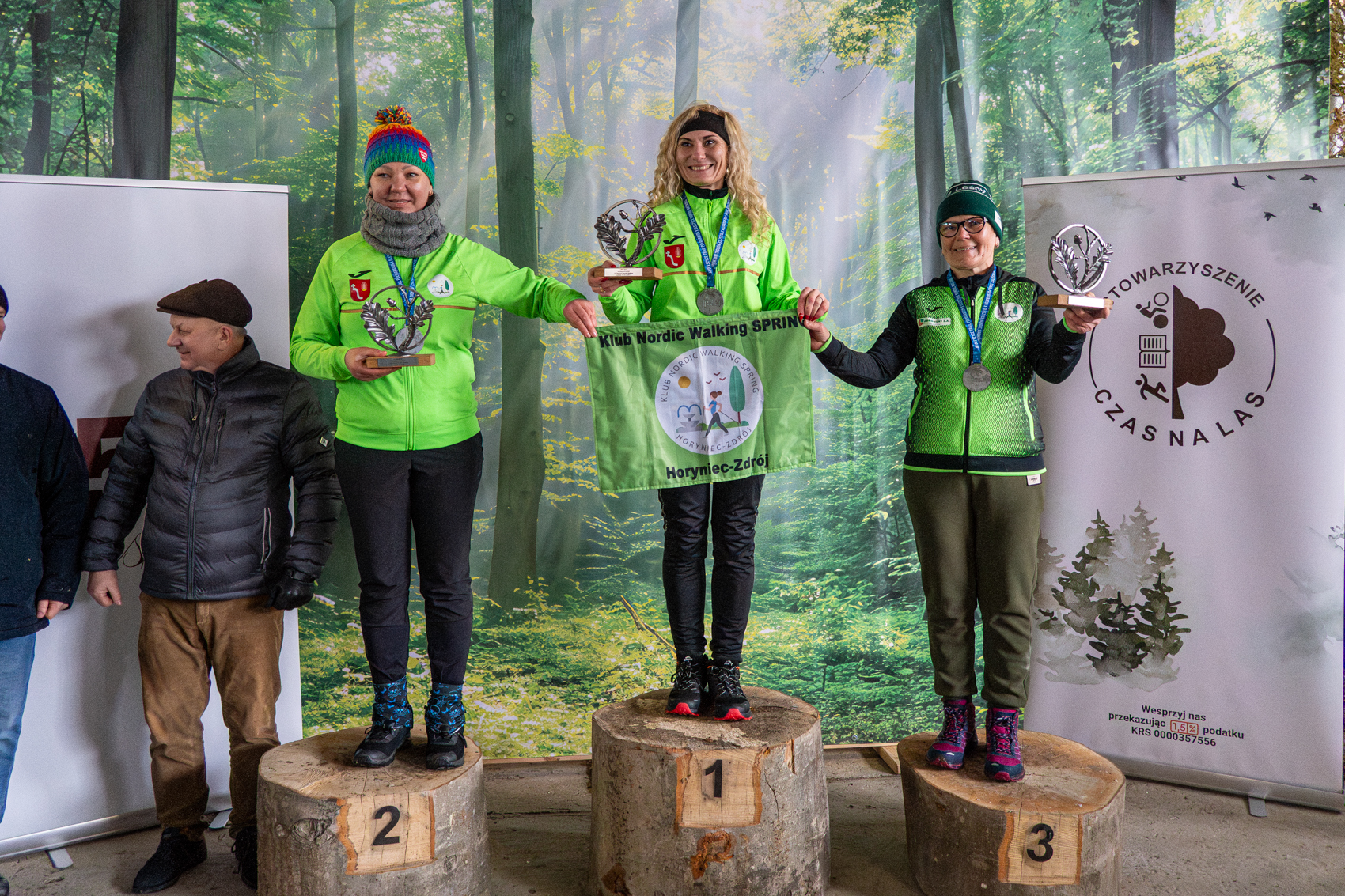 Obraz przedstawiający Sportowe emocje w zimowych warunkach - XI Trail Półmaraton i X Nordic Walking