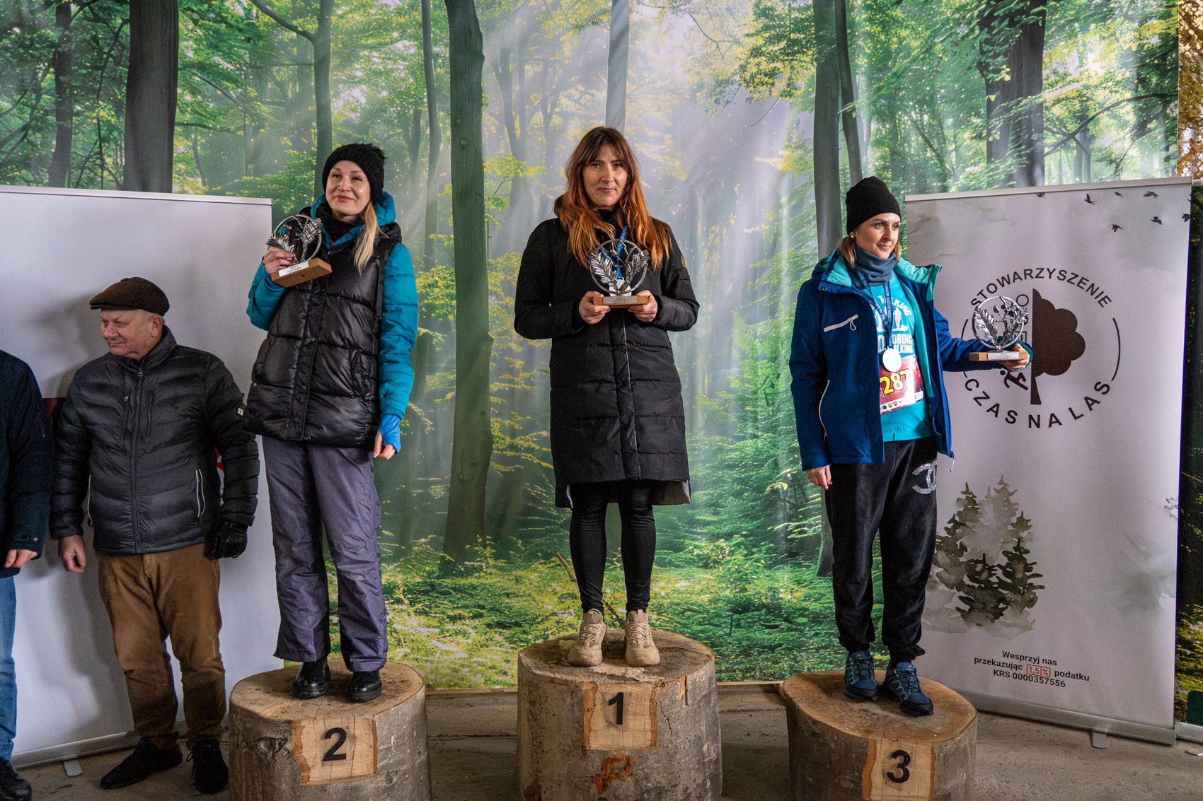 Obraz przedstawiający Sportowe emocje w zimowych warunkach - XI Trail Półmaraton i X Nordic Walking