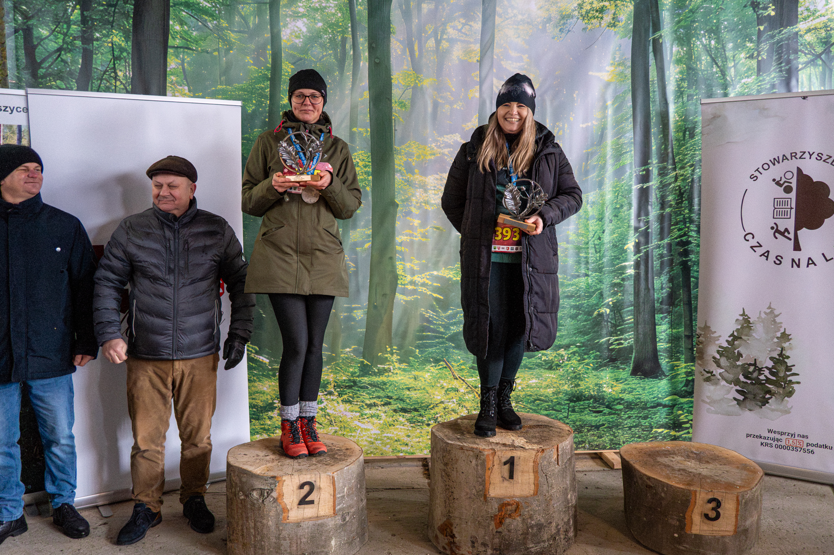 Obraz przedstawiający Sportowe emocje w zimowych warunkach - XI Trail Półmaraton i X Nordic Walking