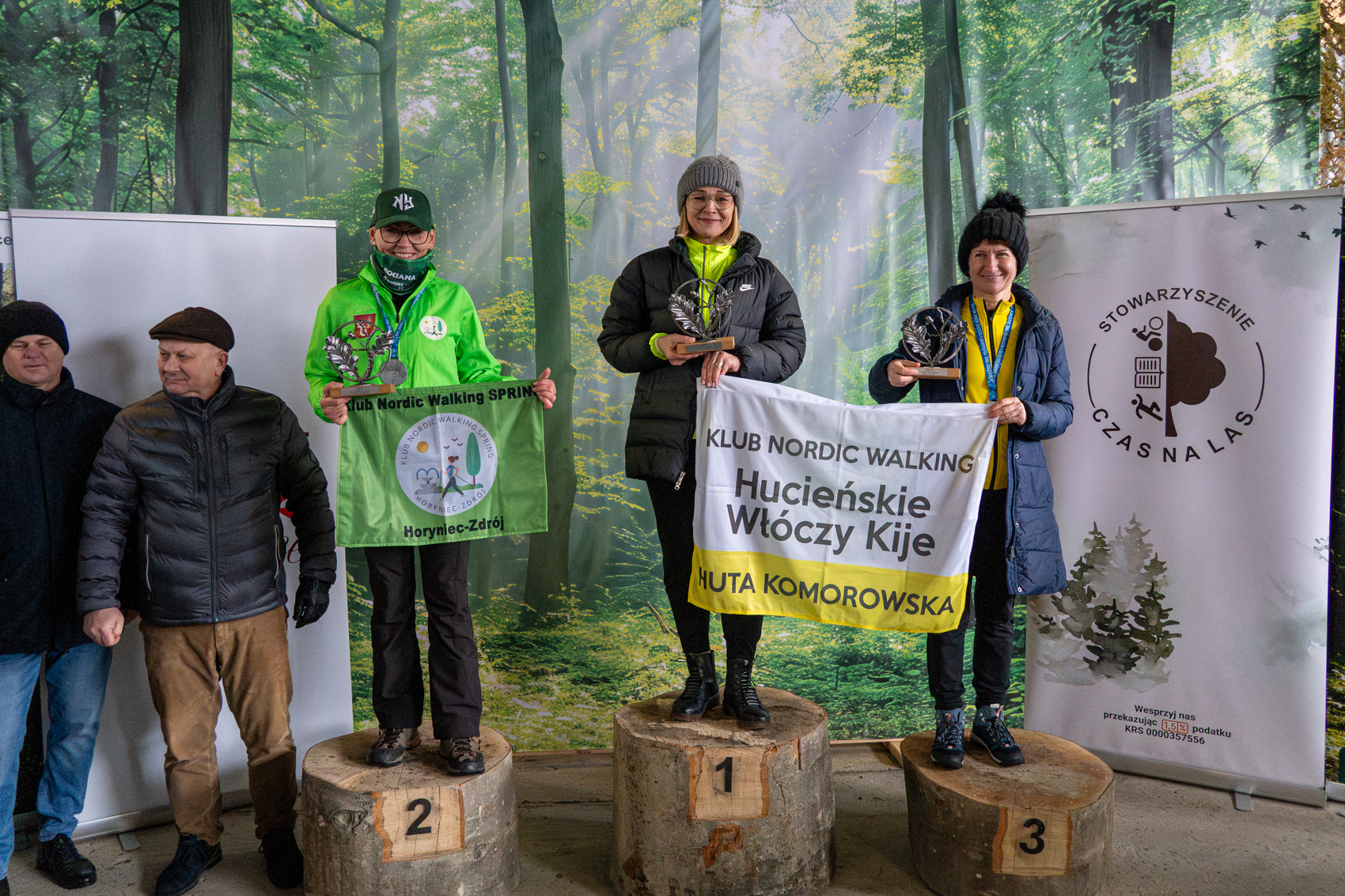 Obraz przedstawiający Sportowe emocje w zimowych warunkach - XI Trail Półmaraton i X Nordic Walking