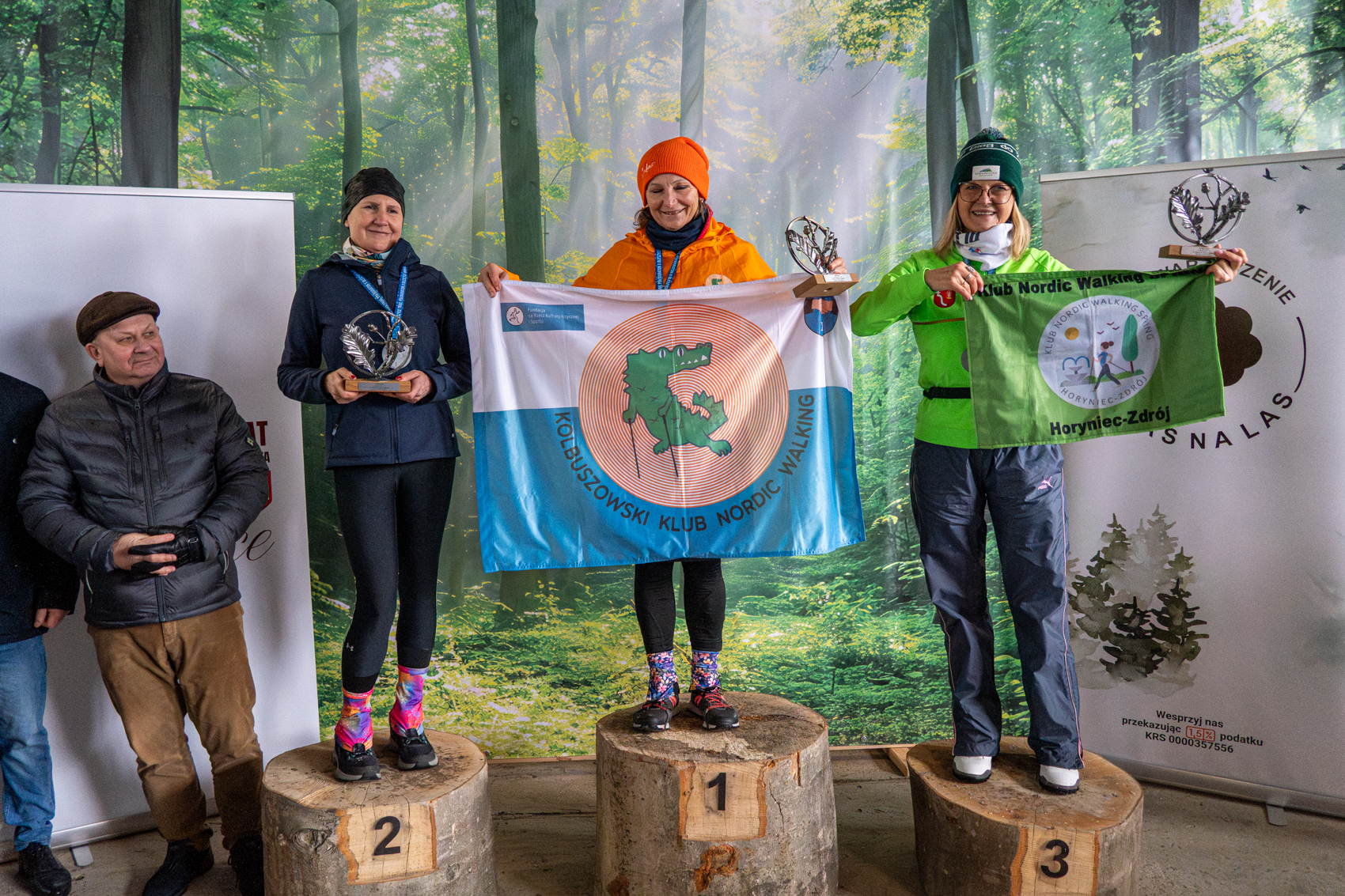 Obraz przedstawiający Sportowe emocje w zimowych warunkach - XI Trail Półmaraton i X Nordic Walking