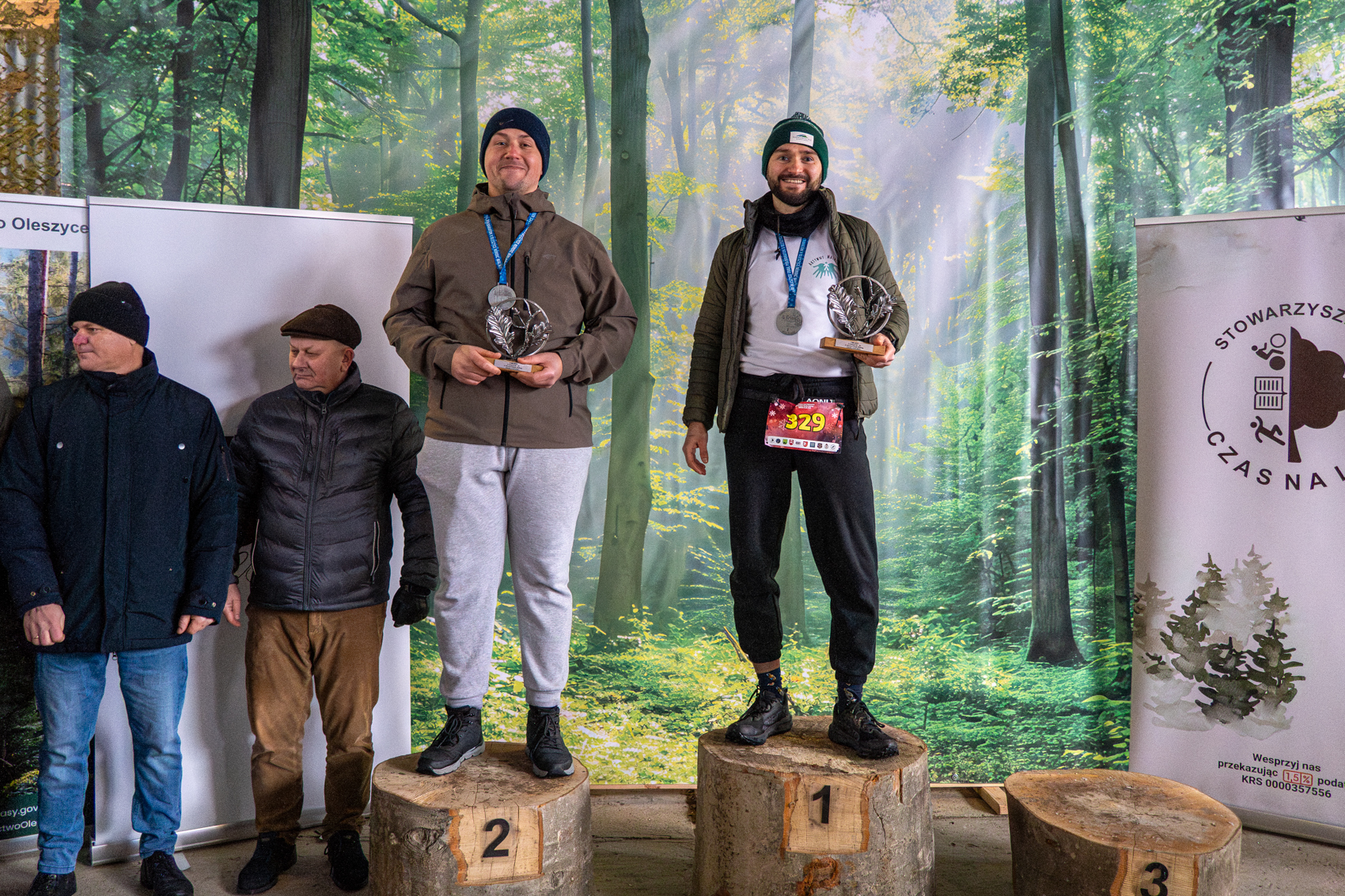 Obraz przedstawiający Sportowe emocje w zimowych warunkach - XI Trail Półmaraton i X Nordic Walking