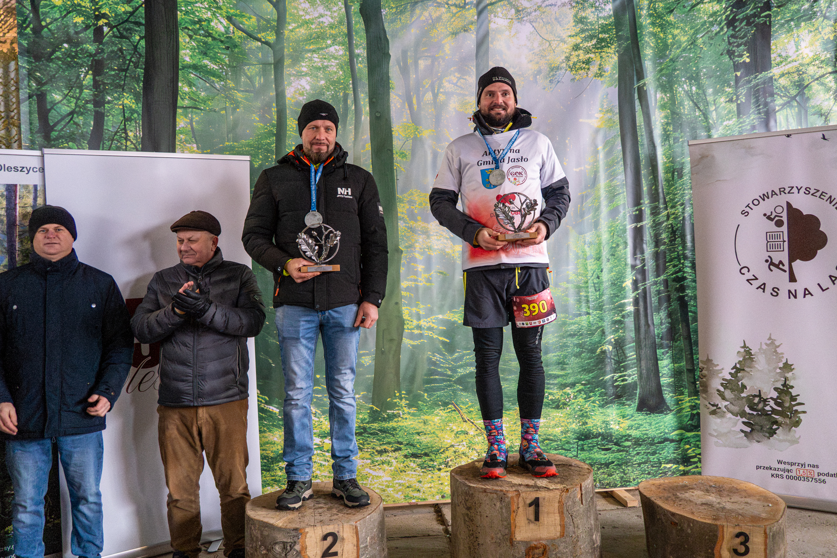 Obraz przedstawiający Sportowe emocje w zimowych warunkach - XI Trail Półmaraton i X Nordic Walking