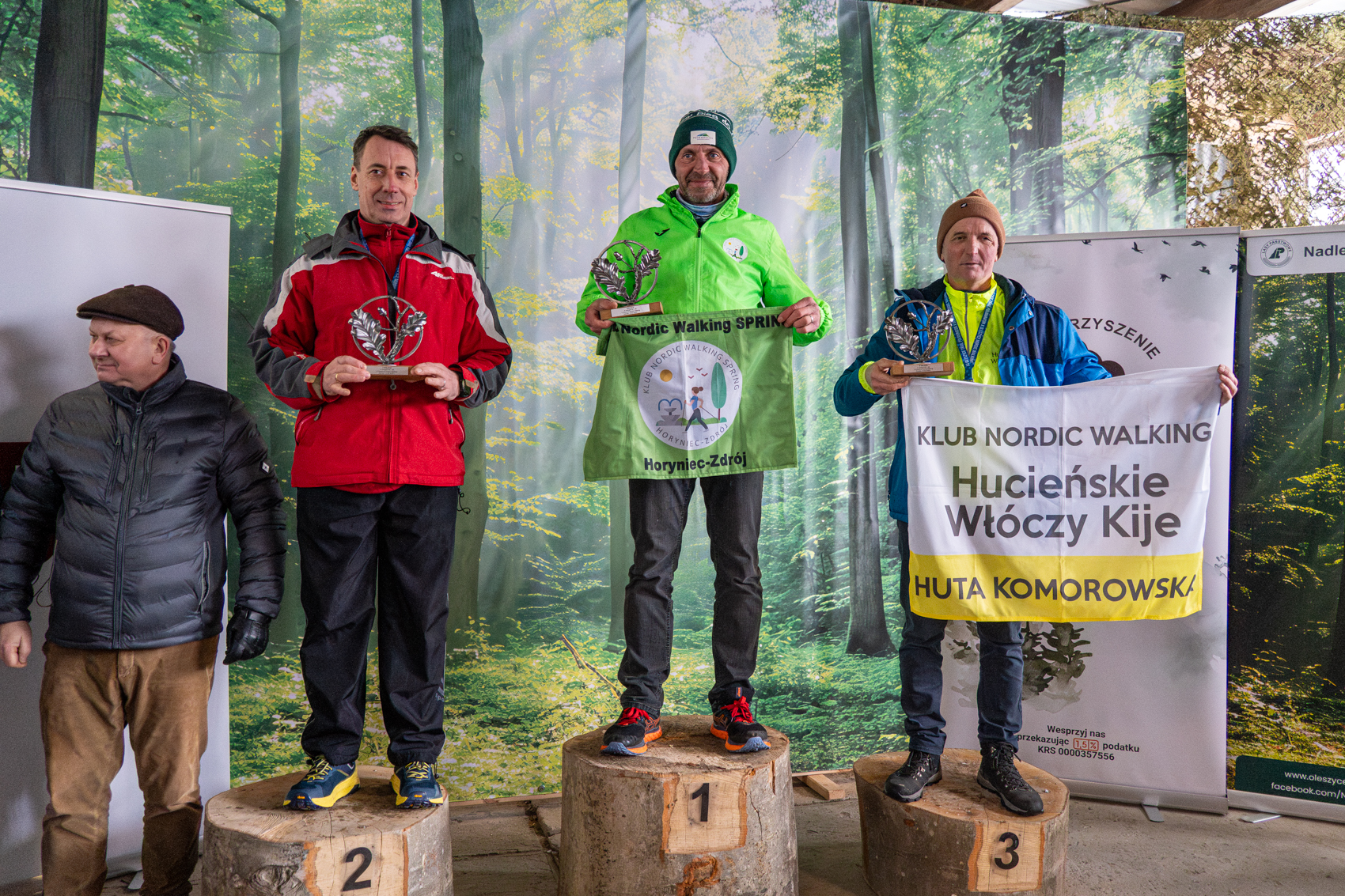 Obraz przedstawiający Sportowe emocje w zimowych warunkach - XI Trail Półmaraton i X Nordic Walking