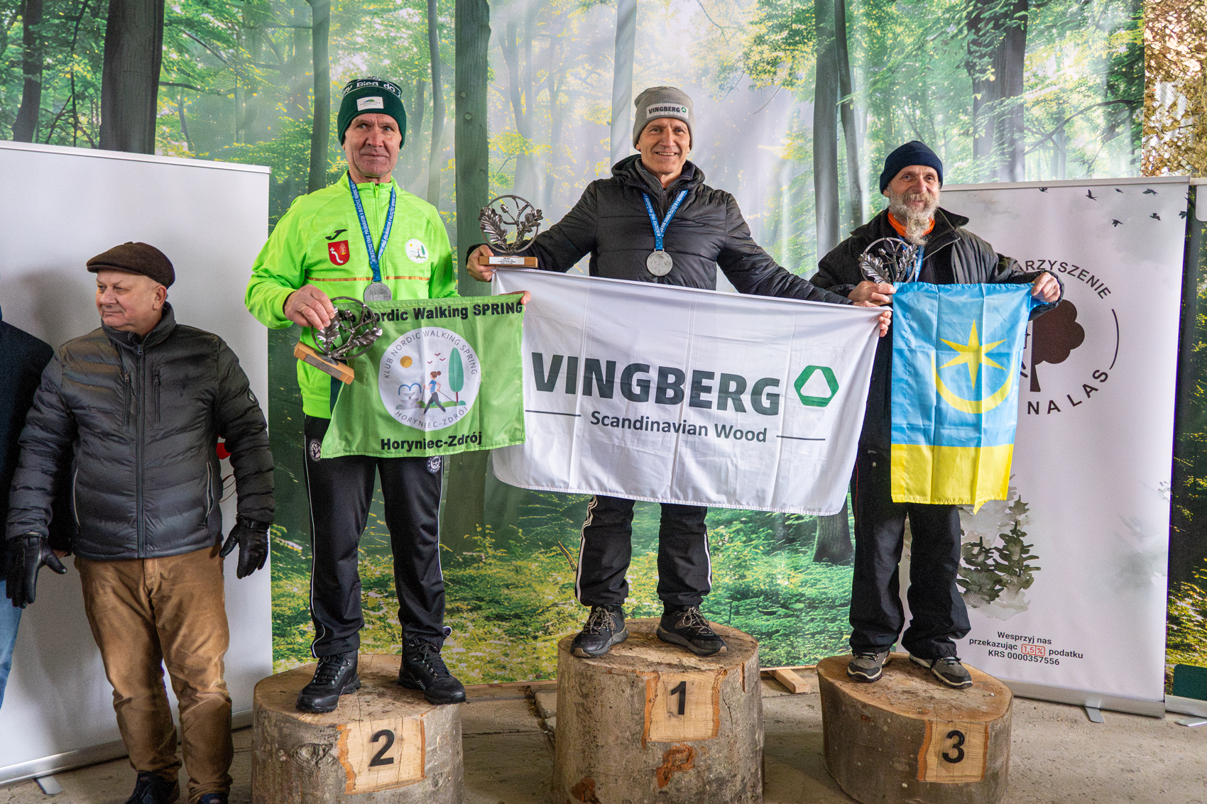 Obraz przedstawiający Sportowe emocje w zimowych warunkach - XI Trail Półmaraton i X Nordic Walking
