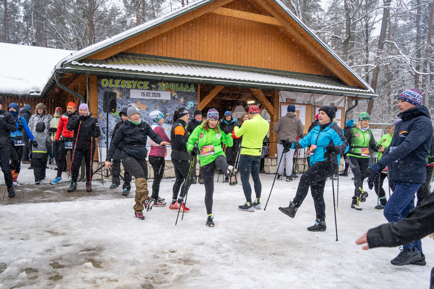 Obraz przedstawiający Sportowe emocje w zimowych warunkach - XI Trail Półmaraton i X Nordic Walking