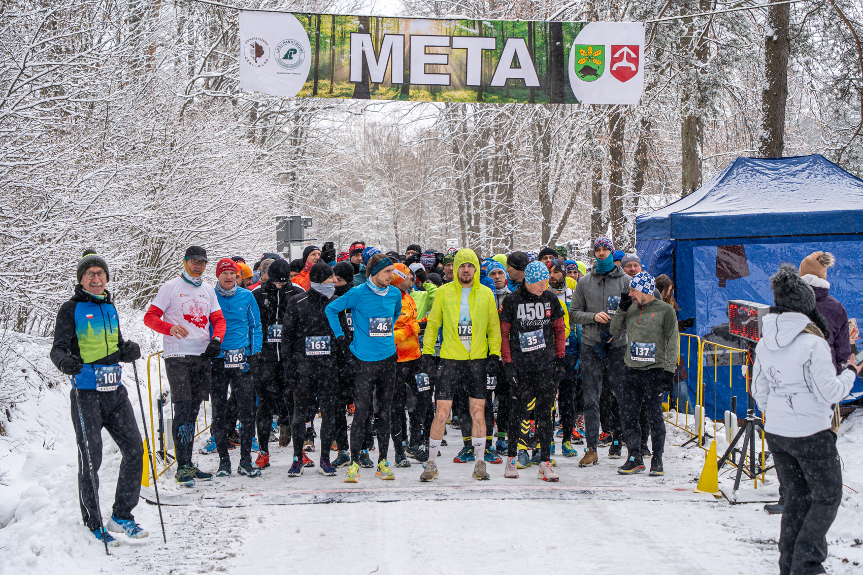 Obraz przedstawiający Sportowe emocje w zimowych warunkach - XI Trail Półmaraton i X Nordic Walking