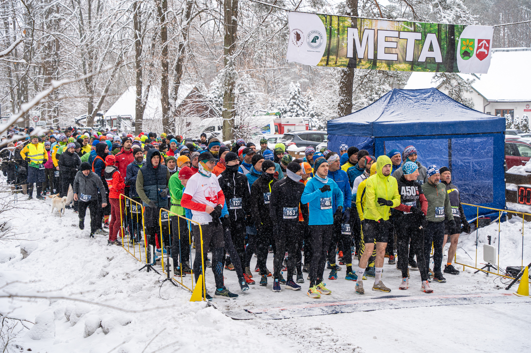 Obraz przedstawiający Sportowe emocje w zimowych warunkach - XI Trail Półmaraton i X Nordic Walking