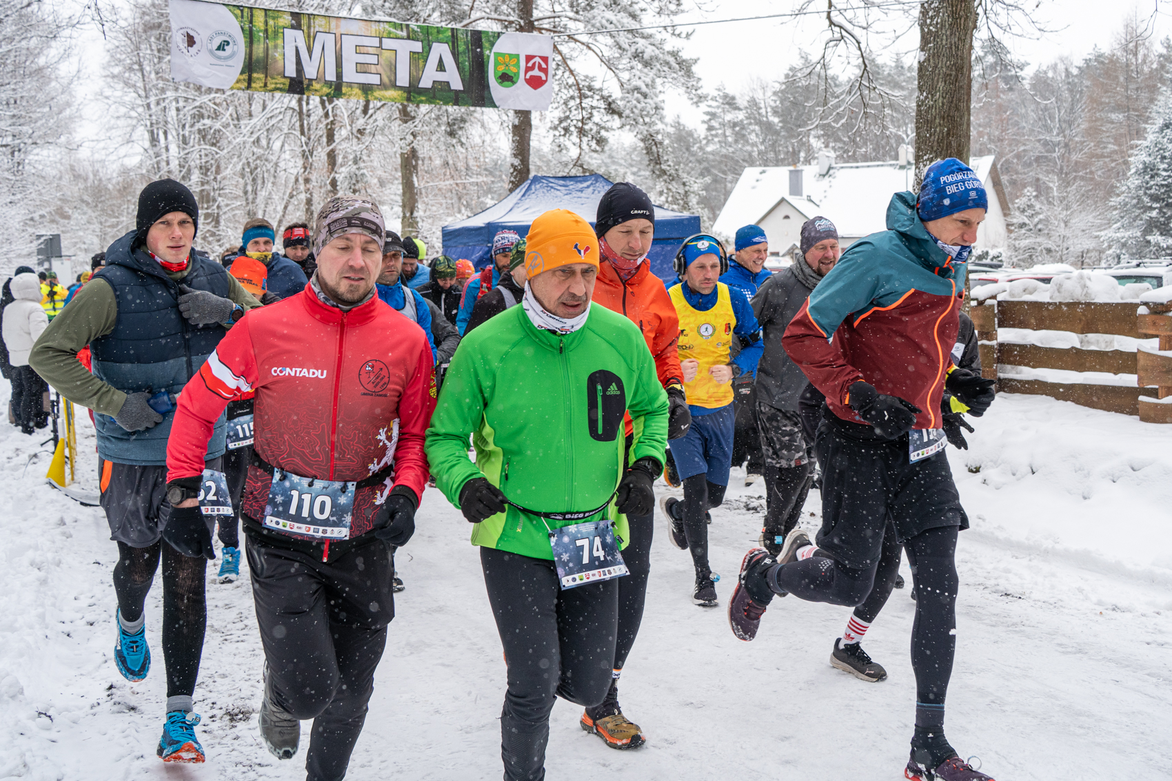 Obraz przedstawiający Sportowe emocje w zimowych warunkach - XI Trail Półmaraton i X Nordic Walking