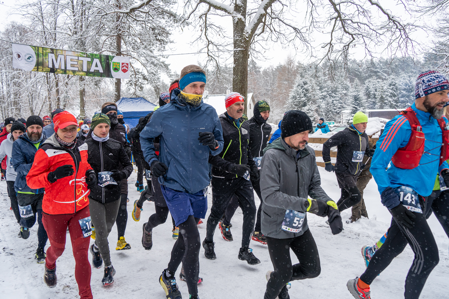 Obraz przedstawiający Sportowe emocje w zimowych warunkach - XI Trail Półmaraton i X Nordic Walking