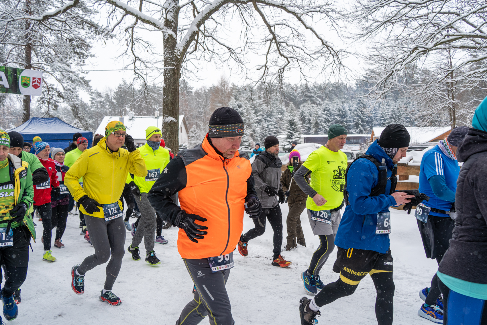 Obraz przedstawiający Sportowe emocje w zimowych warunkach - XI Trail Półmaraton i X Nordic Walking