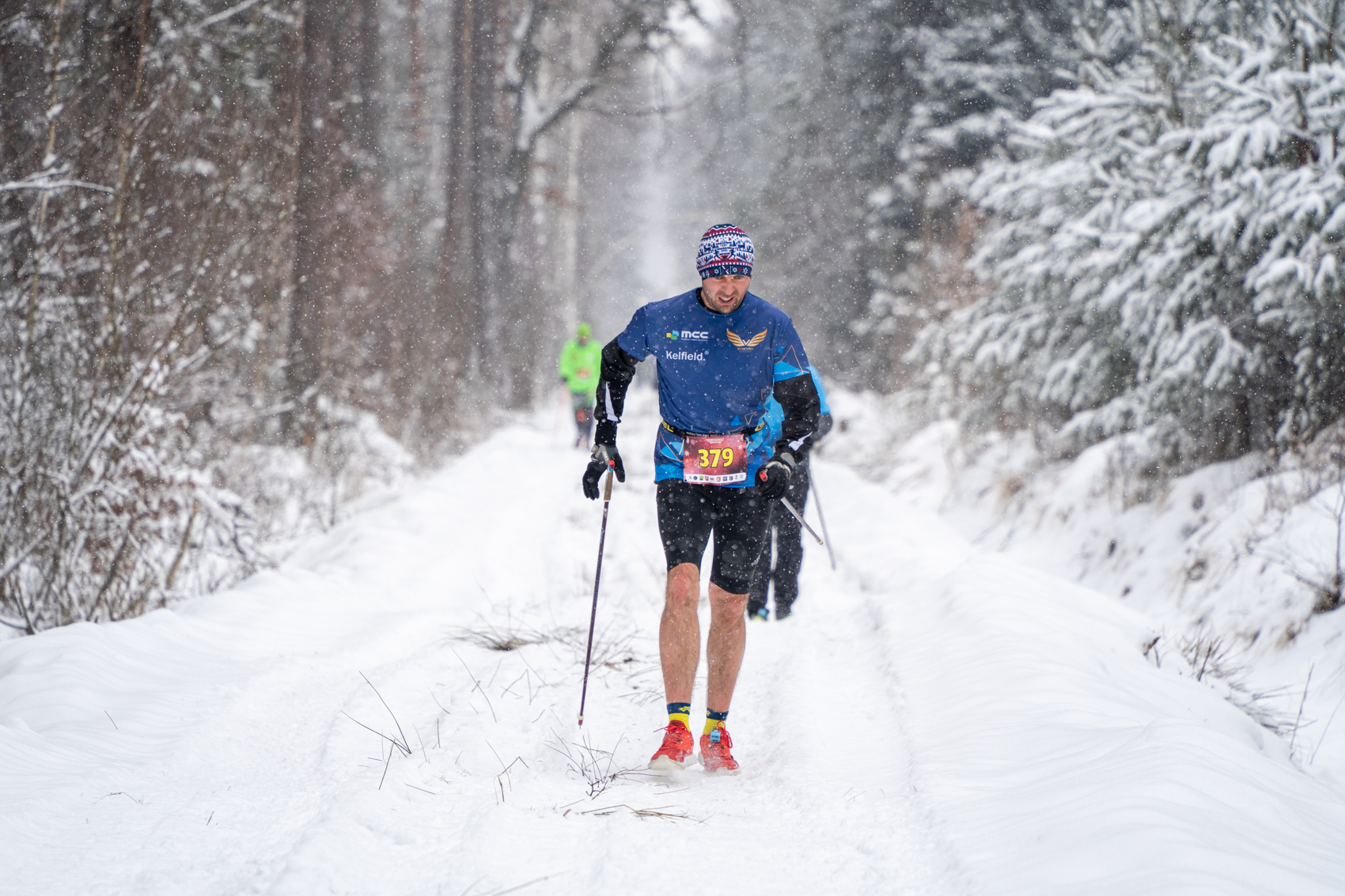 Obraz przedstawiający Sportowe emocje w zimowych warunkach - XI Trail Półmaraton i X Nordic Walking