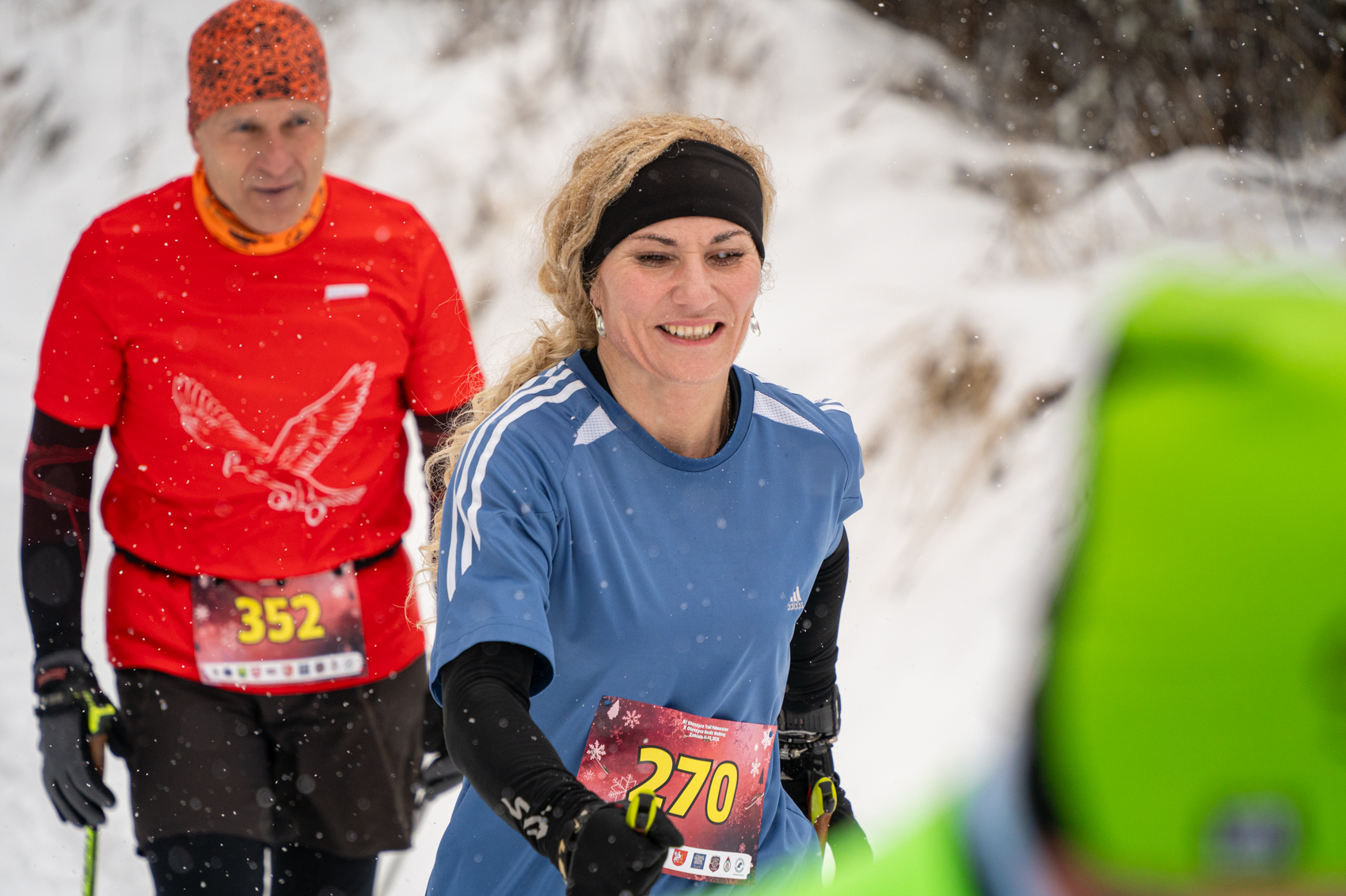 Obraz przedstawiający Sportowe emocje w zimowych warunkach - XI Trail Półmaraton i X Nordic Walking