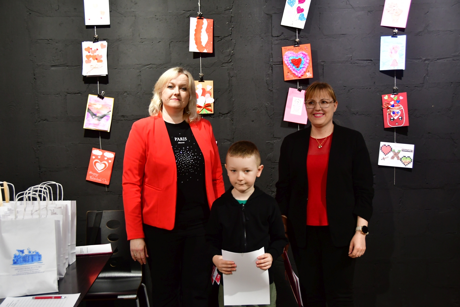 Obraz przedstawiający MDK Lubaczów: Wybrano najpiękniejsze Kartki Walentynkowe 