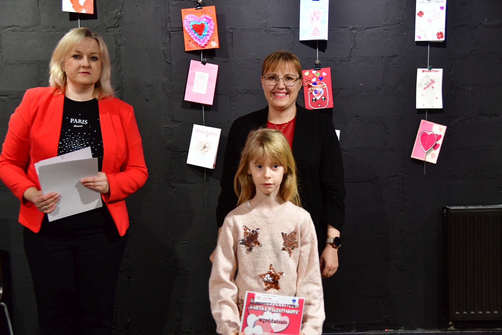 Obraz przedstawiający MDK Lubaczów: Wybrano najpiękniejsze Kartki Walentynkowe 