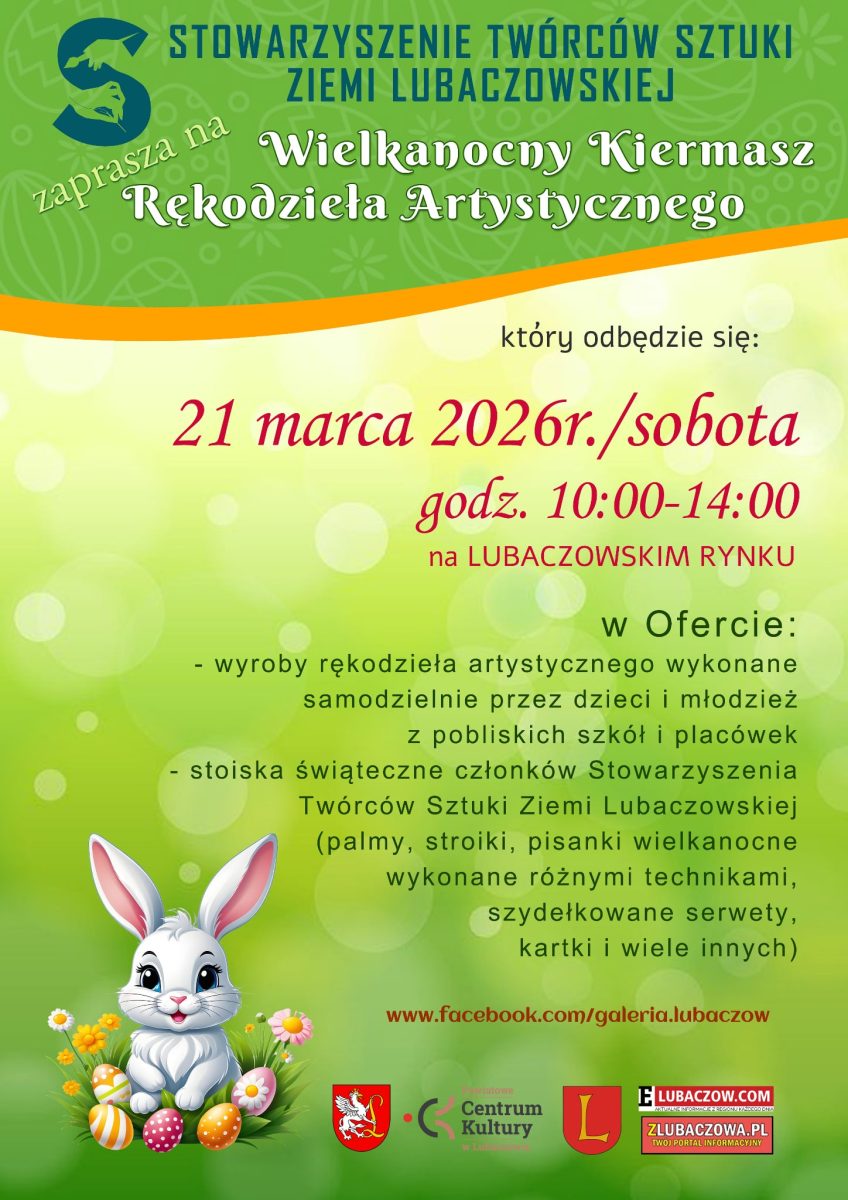 Obraz przedstawiający Wielkanocny Kiermasz Rękodzieła Artystycznego już w sobotę