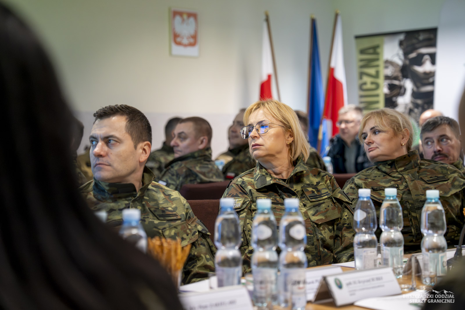 Obraz przedstawiający Odprawa roczna w Bieszczadzkim Oddziale Straży Granicznej