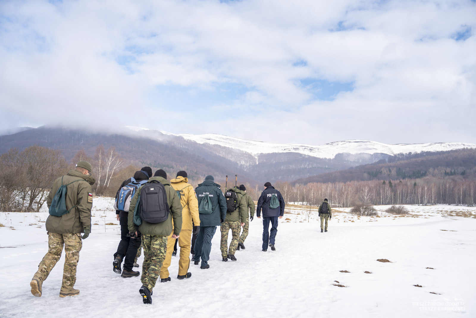 Obraz przedstawiający Odprawa roczna w Bieszczadzkim Oddziale Straży Granicznej