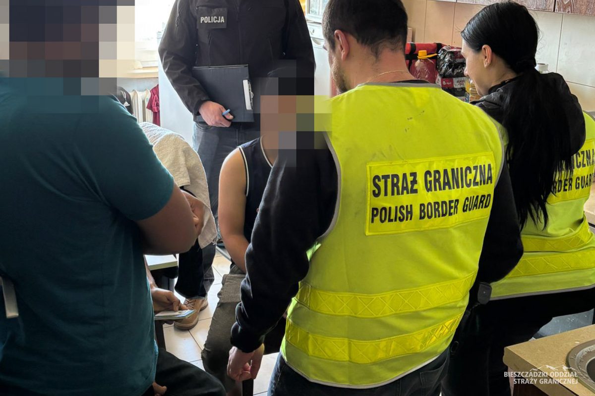 Obraz przedstawiający Straż Graniczna i Policja w akcji. Zatrzymano 37 poszukiwanych osób