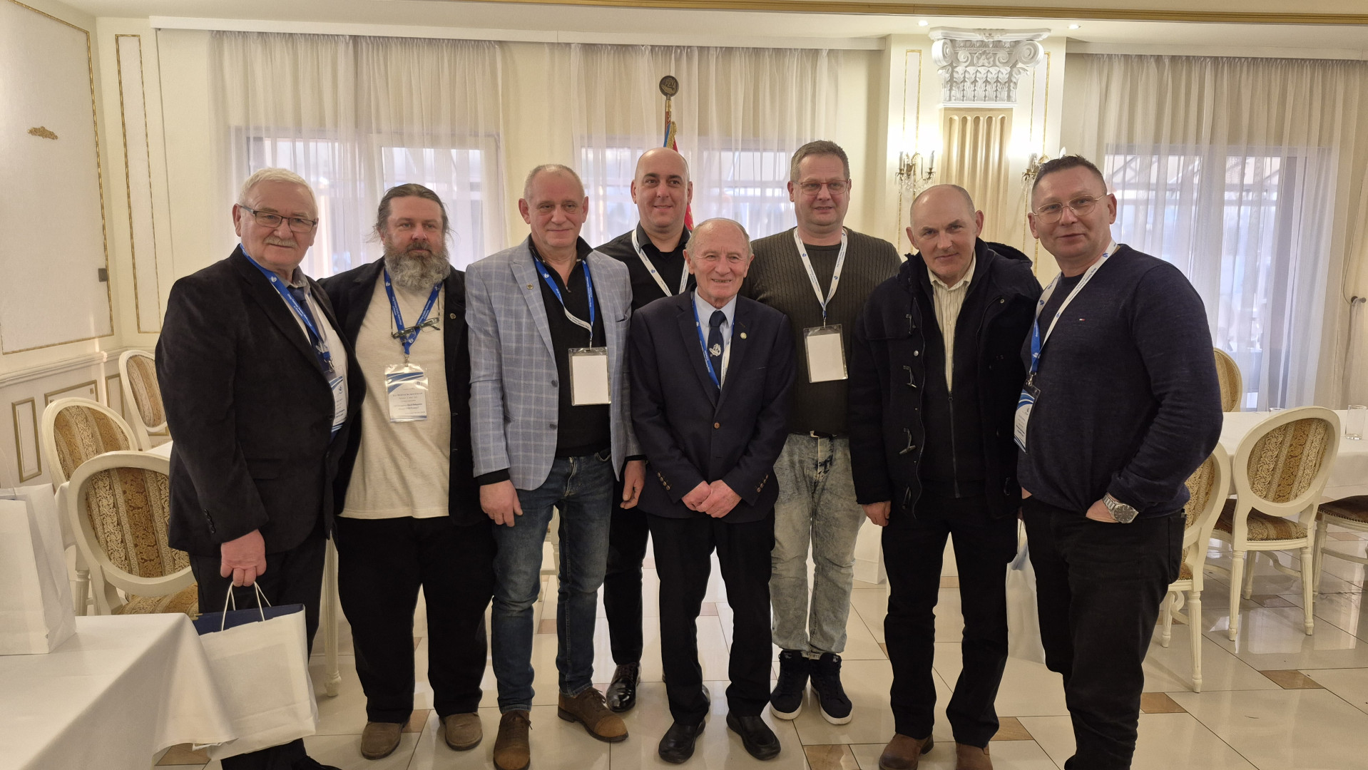 Obraz przedstawiający Wędkarze z powiatu lubaczowskiego we władzach przemyskiego Okręgu PZW