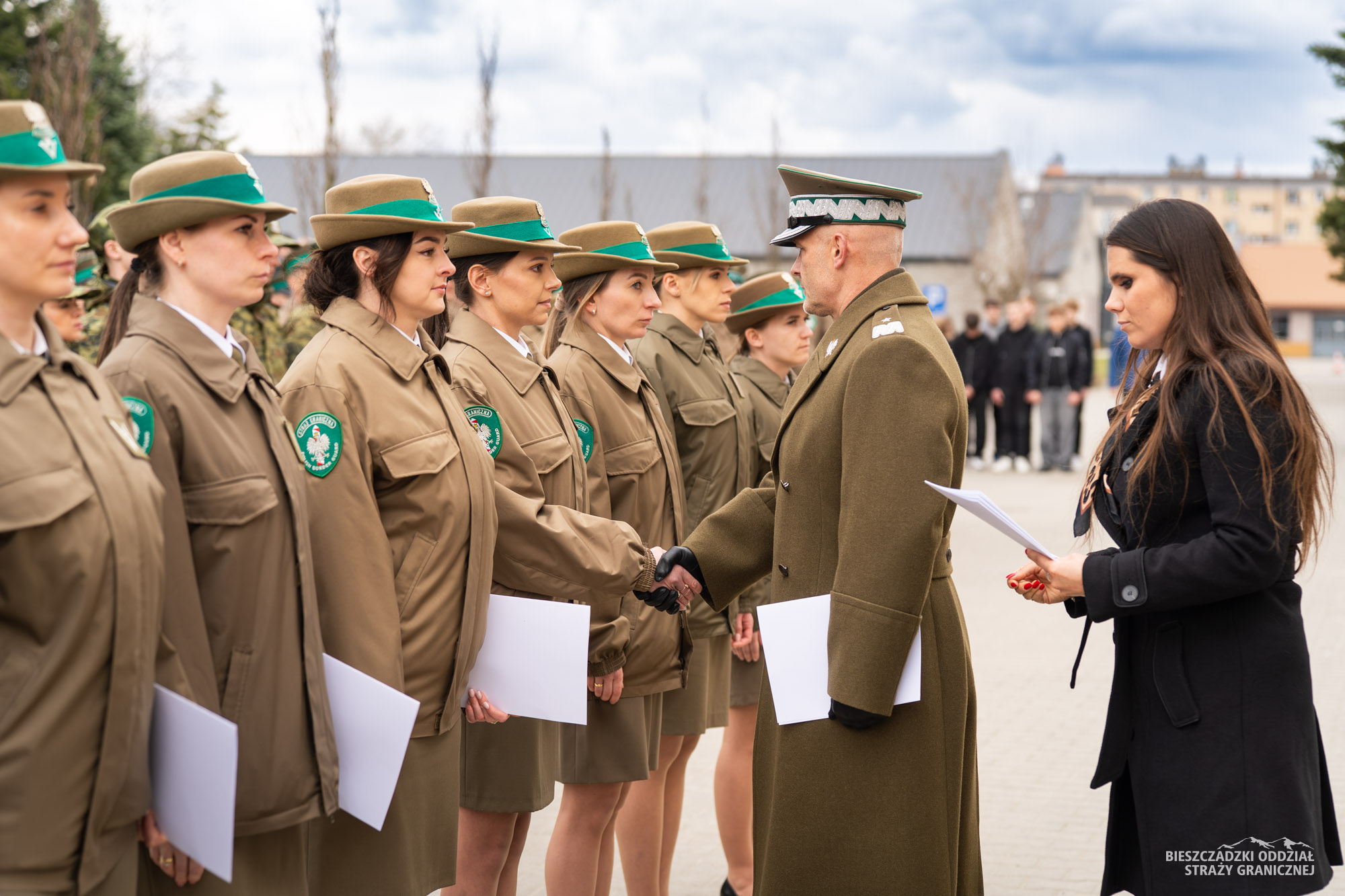 Obraz przedstawiający Nowi funkcjonariusze w szeregach Straży Granicznej [ZDJĘCIA]