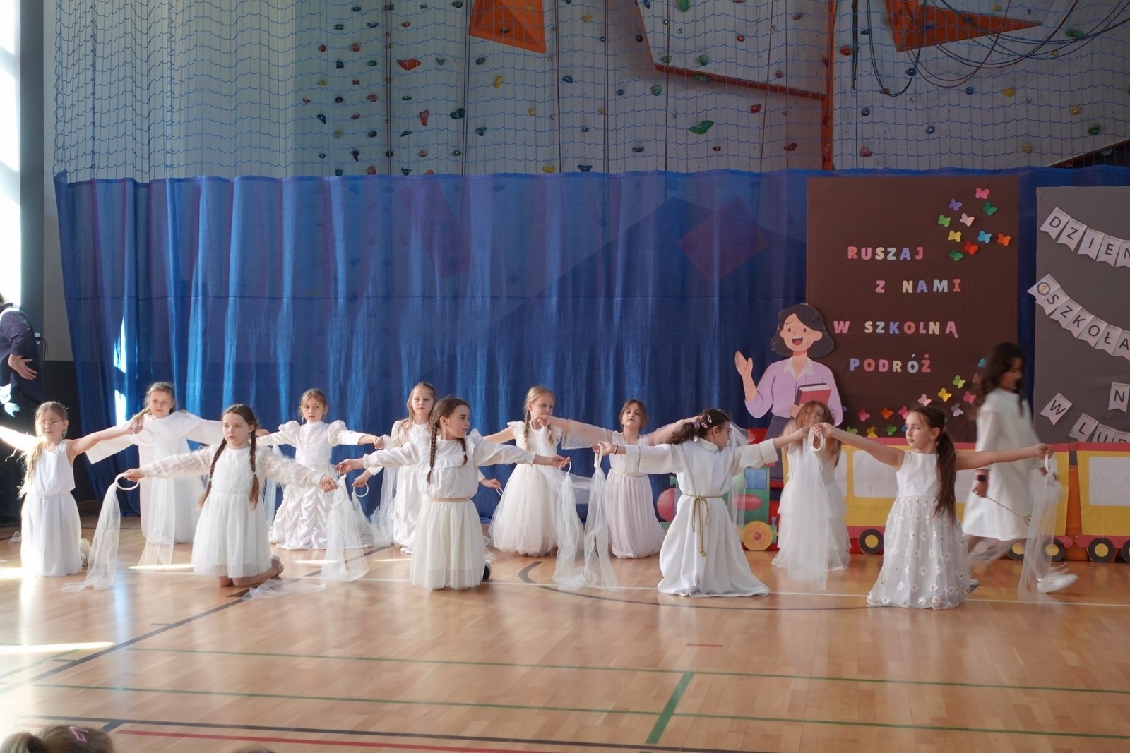 Obraz przedstawiający Dzień Otwarty w SP nr 1 w Lubaczowie