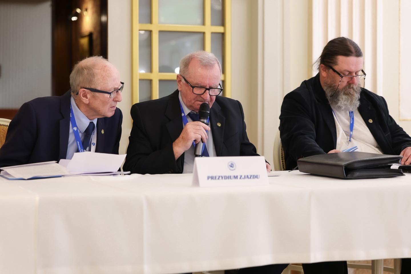 Obraz przedstawiający Wędkarze z powiatu lubaczowskiego we władzach przemyskiego Okręgu PZW