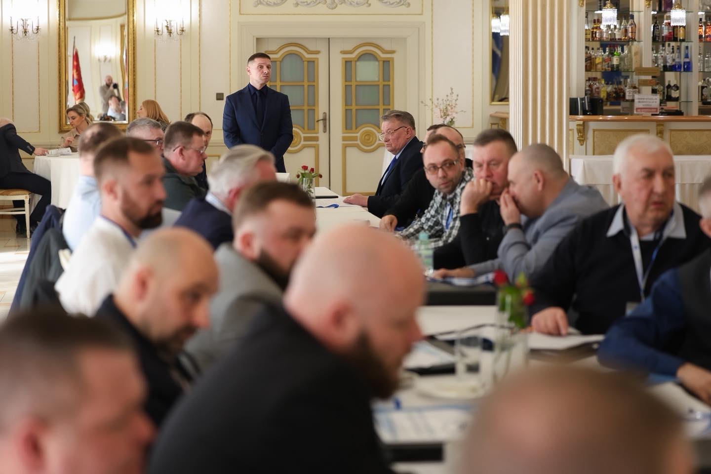 Obraz przedstawiający Wędkarze z powiatu lubaczowskiego we władzach przemyskiego Okręgu PZW