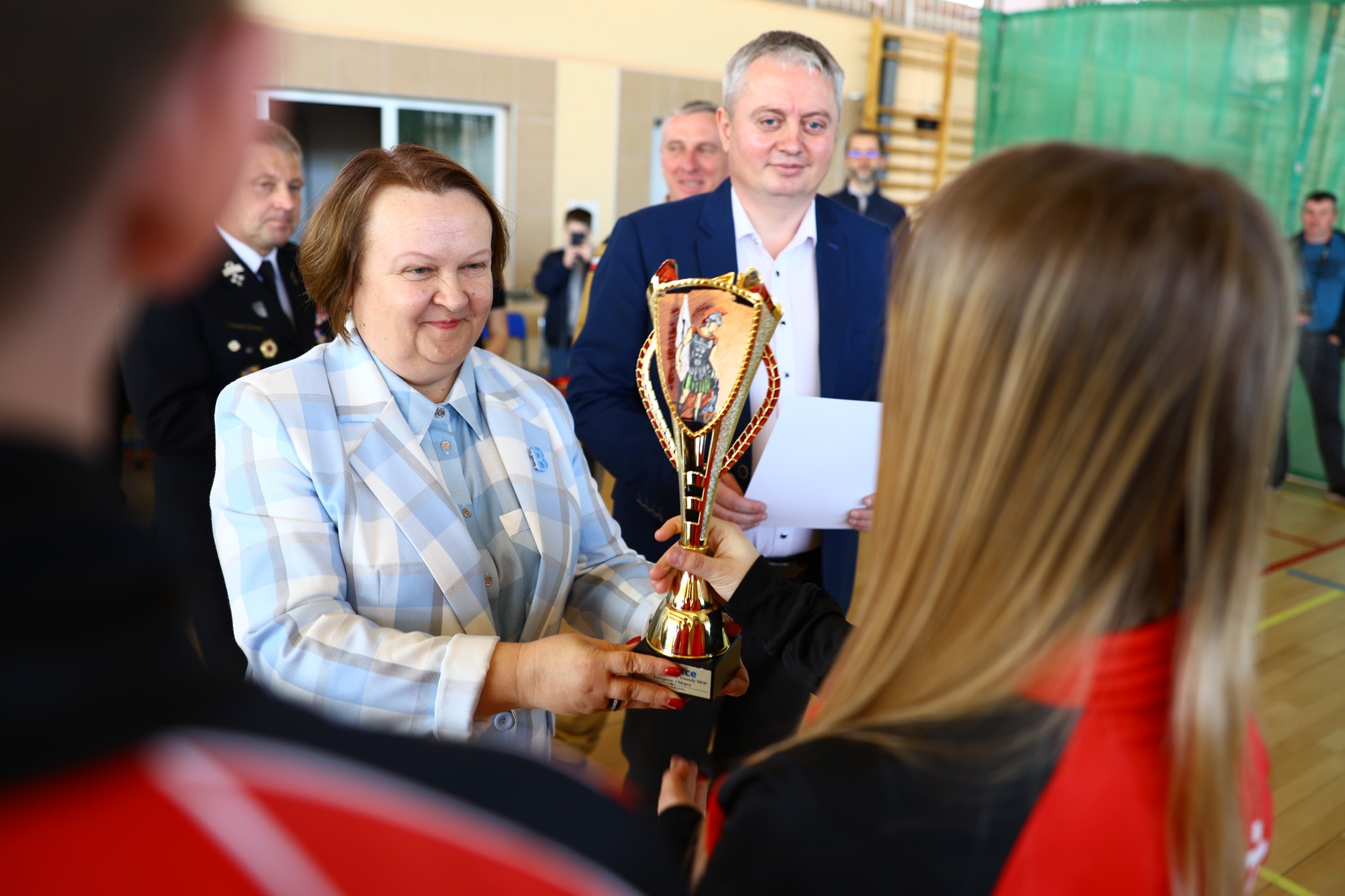 Obraz przedstawiający Młodzi strażacy rywalizowali w Lubaczowie. Za nami zawody sportowo-pożarnicze