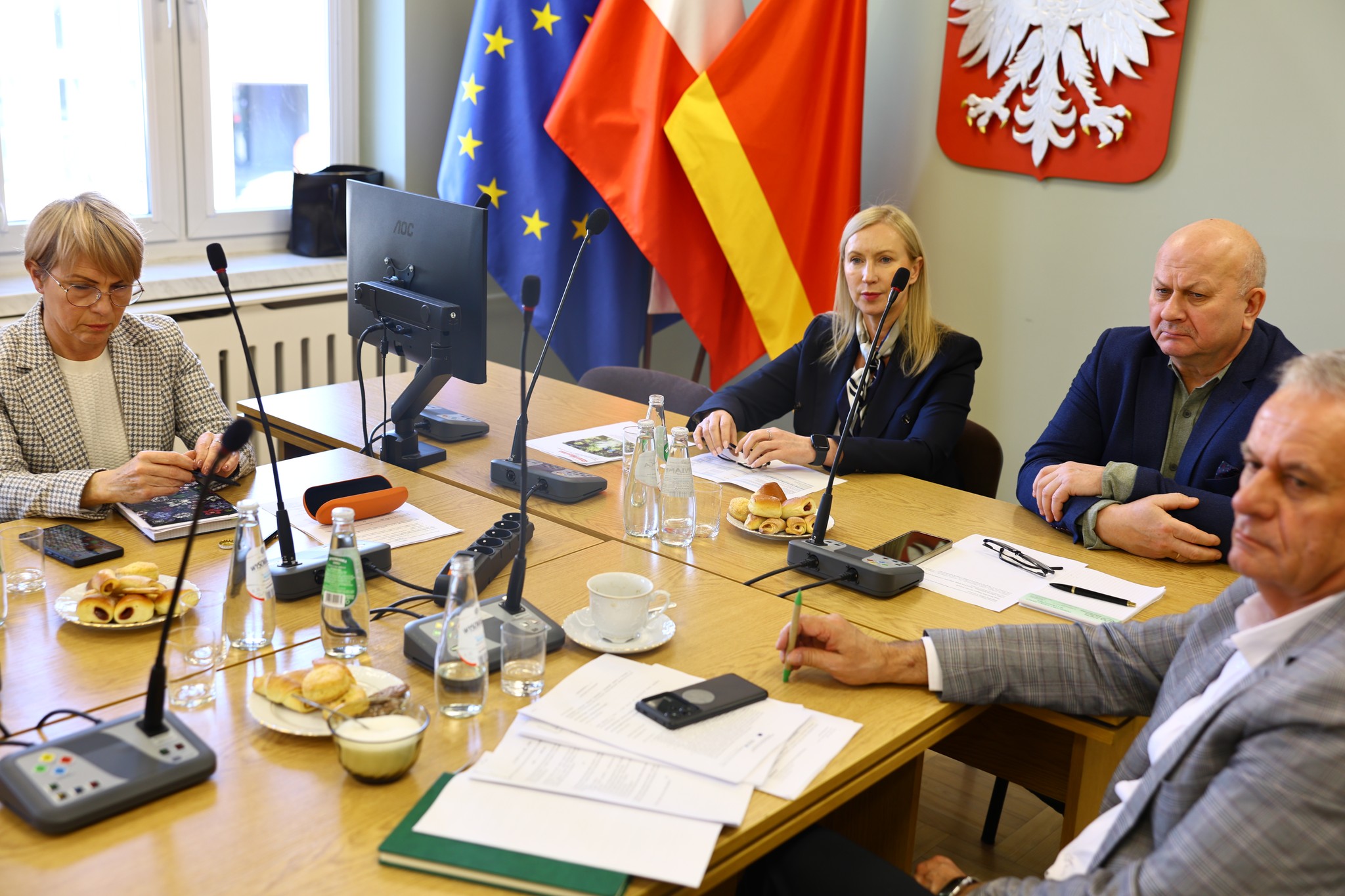 Obraz przedstawiający Samorządowcy z powiatu lubaczowskiego rozmawiali o funduszach na ochronę środowiska