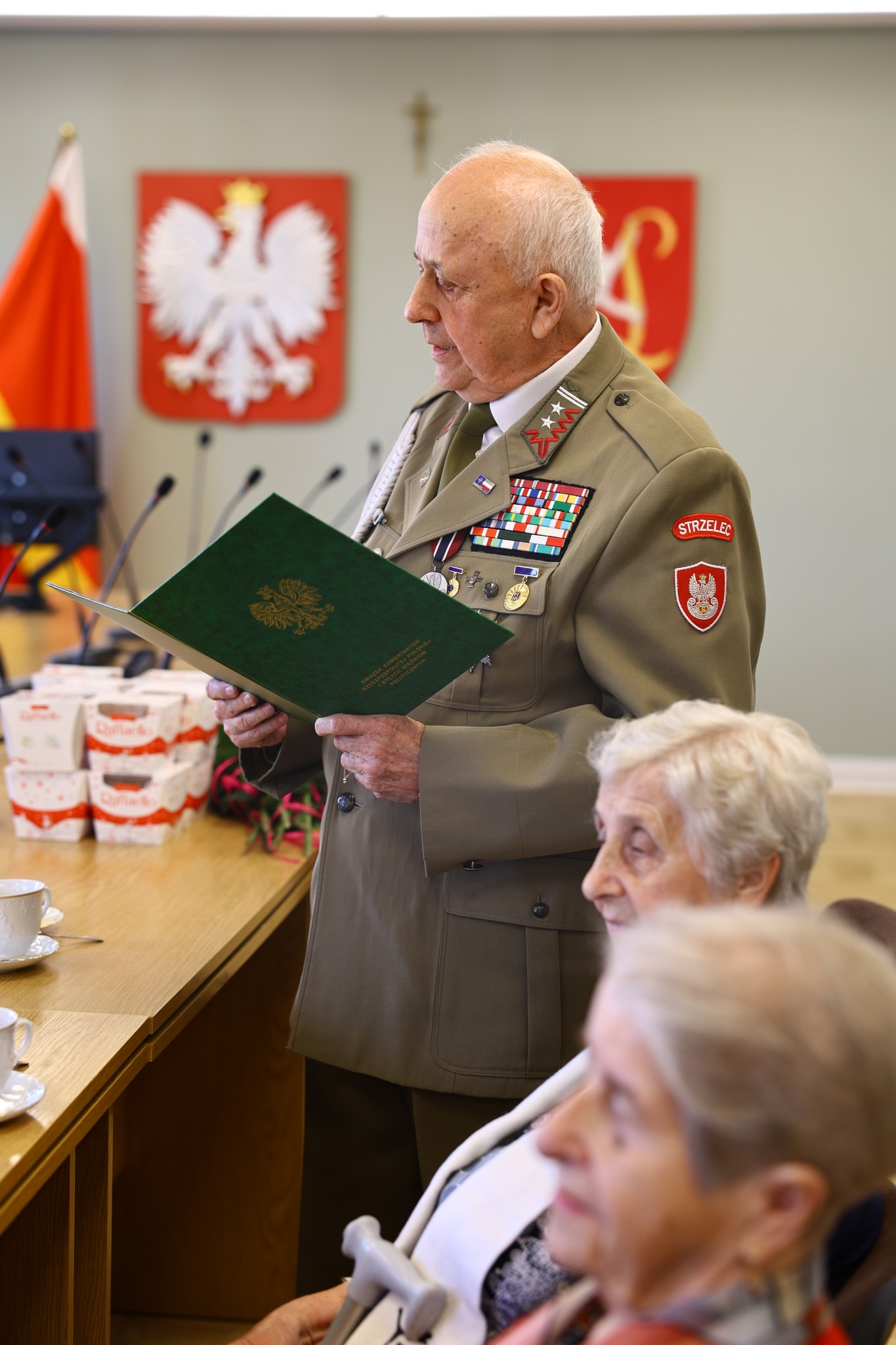 Obraz przedstawiający Wyjątkowe spotkanie z okazji Dnia Kobiet w Starostwie Powiatowym w Lubaczowie