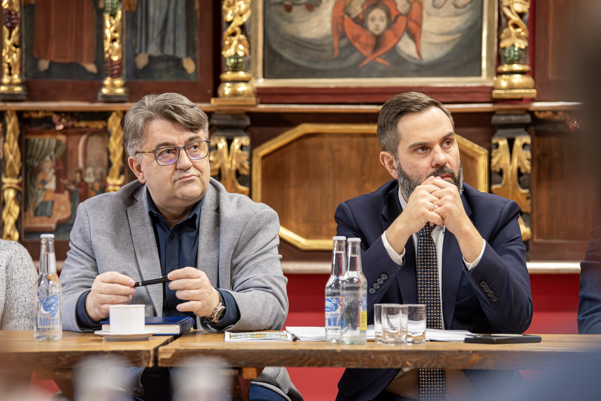 Obraz przedstawiający Rozmawiali o przyszłości i tożsamości Muzeum Kresów w Lubaczowie