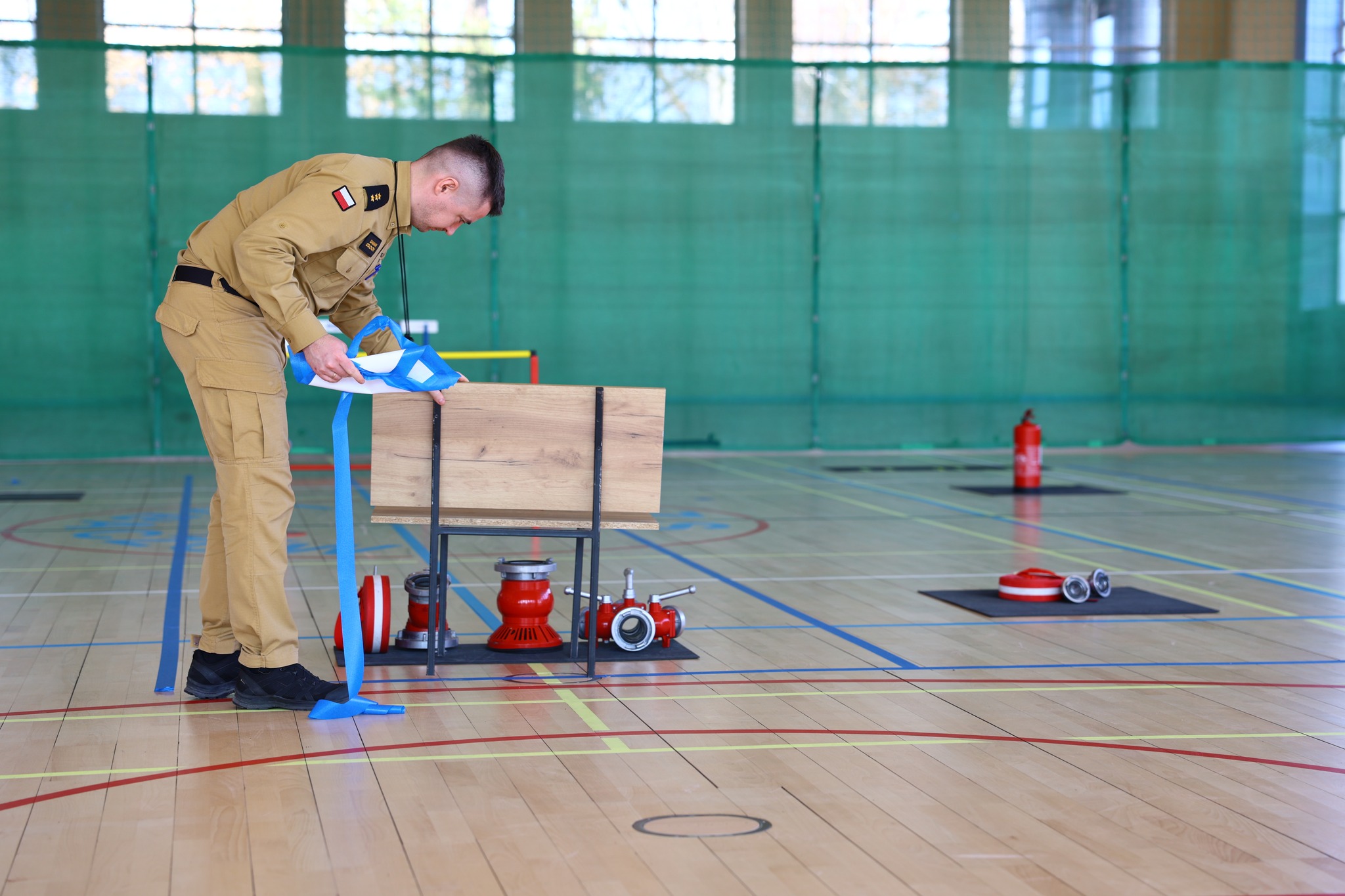 Obraz przedstawiający Młodzi strażacy rywalizowali w Lubaczowie. Za nami zawody sportowo-pożarnicze