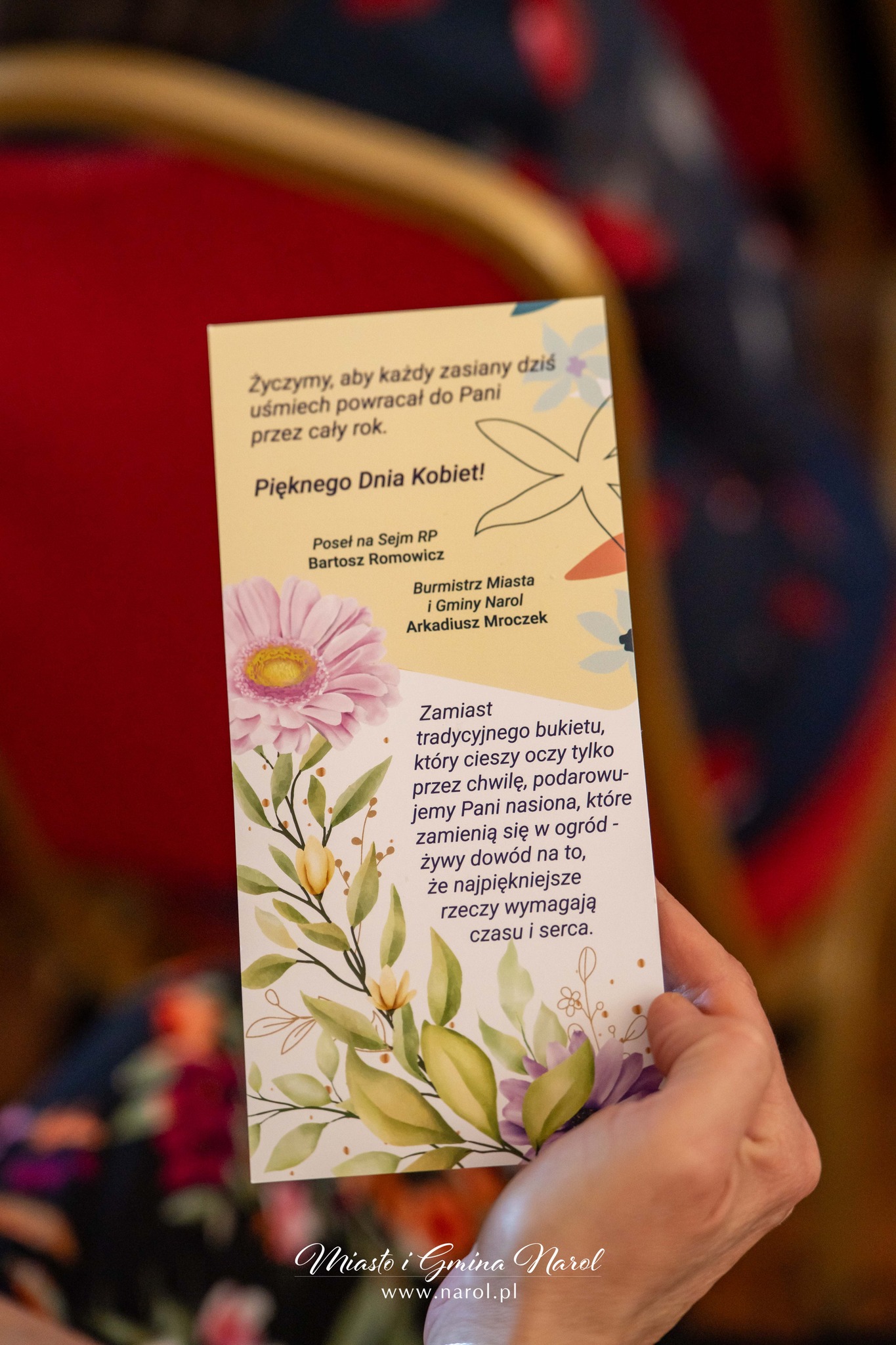 Obraz przedstawiający Wyjątkowe spotkanie z okazji Dnia Kobiet w Narolu [ZDJĘCIA]