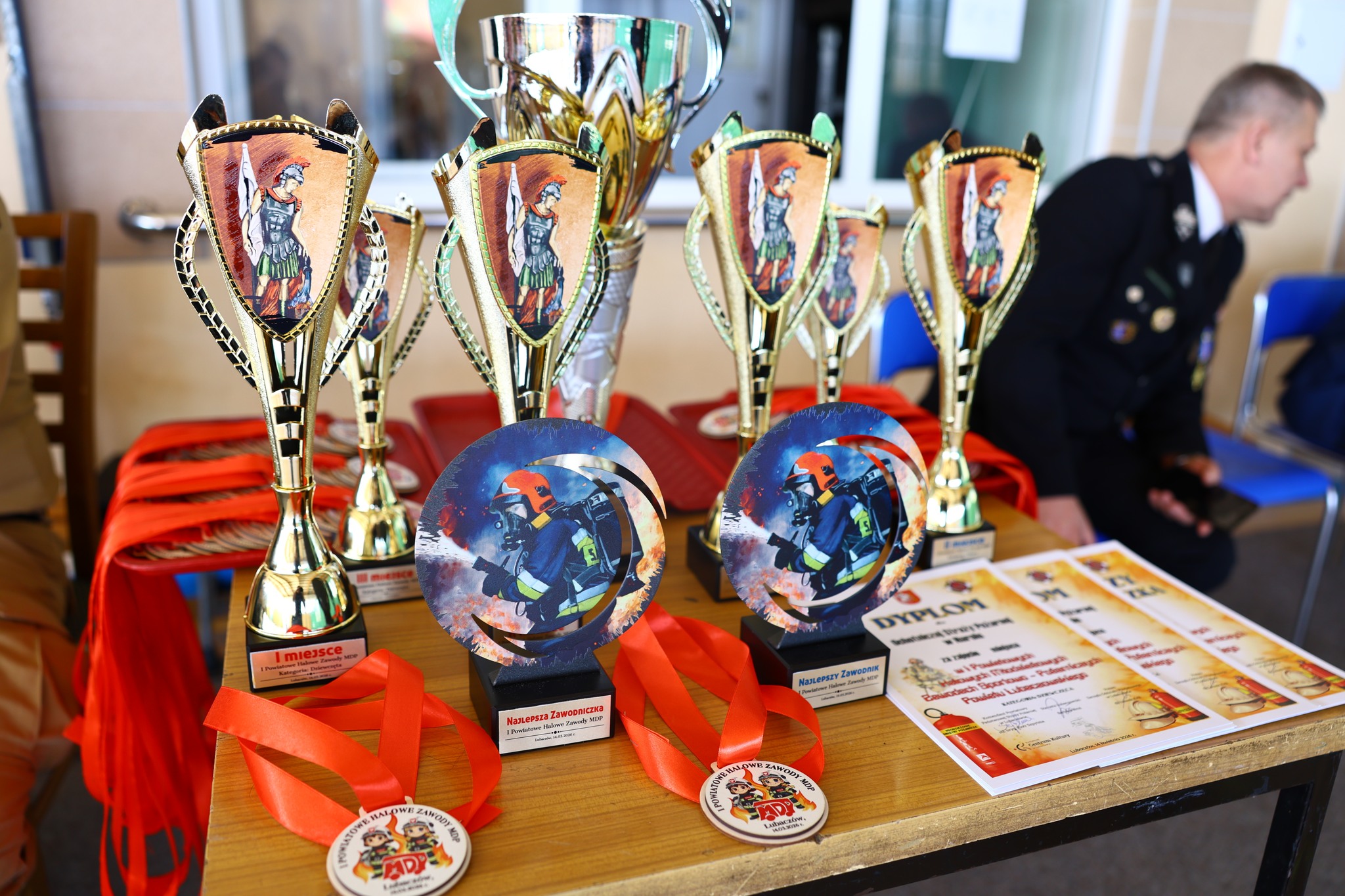 Obraz przedstawiający Młodzi strażacy rywalizowali w Lubaczowie. Za nami zawody sportowo-pożarnicze