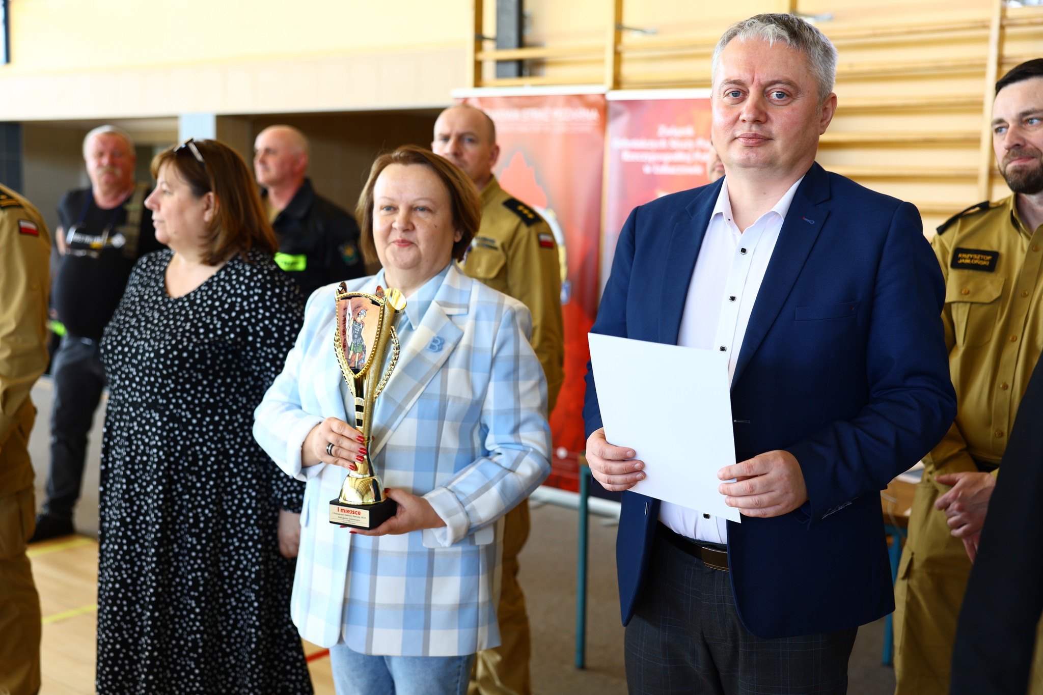 Obraz przedstawiający Młodzi strażacy rywalizowali w Lubaczowie. Za nami zawody sportowo-pożarnicze