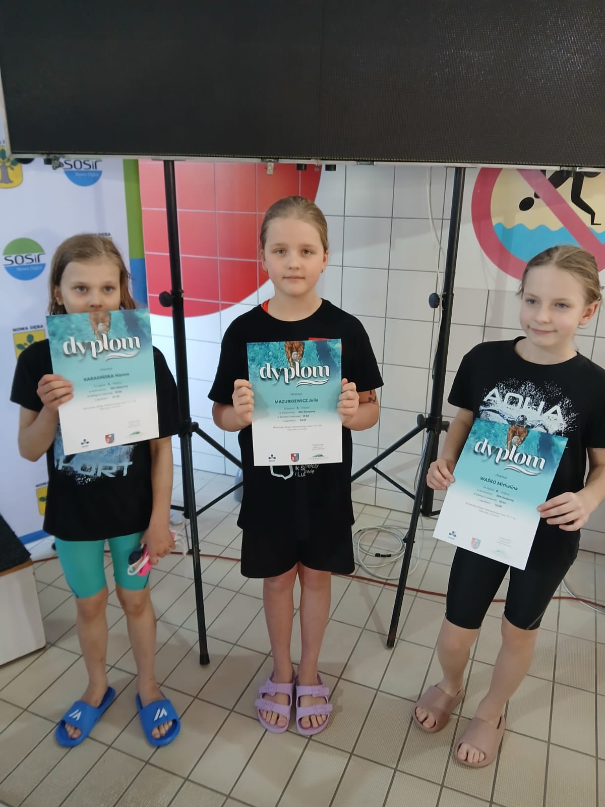 Obraz przedstawiający Świetny występ pływaków KP Rekin w Nowej Dębie