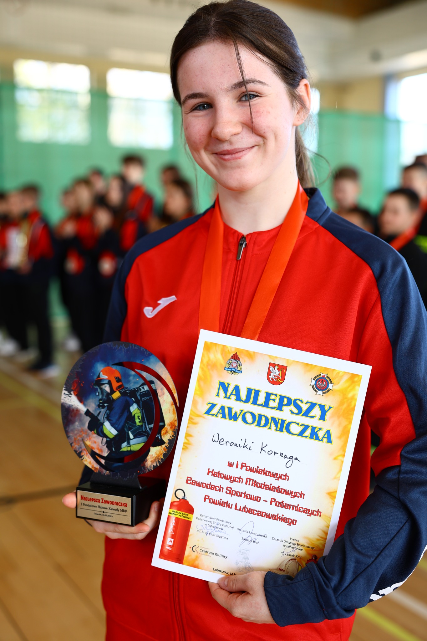 Obraz przedstawiający Młodzi strażacy rywalizowali w Lubaczowie. Za nami zawody sportowo-pożarnicze