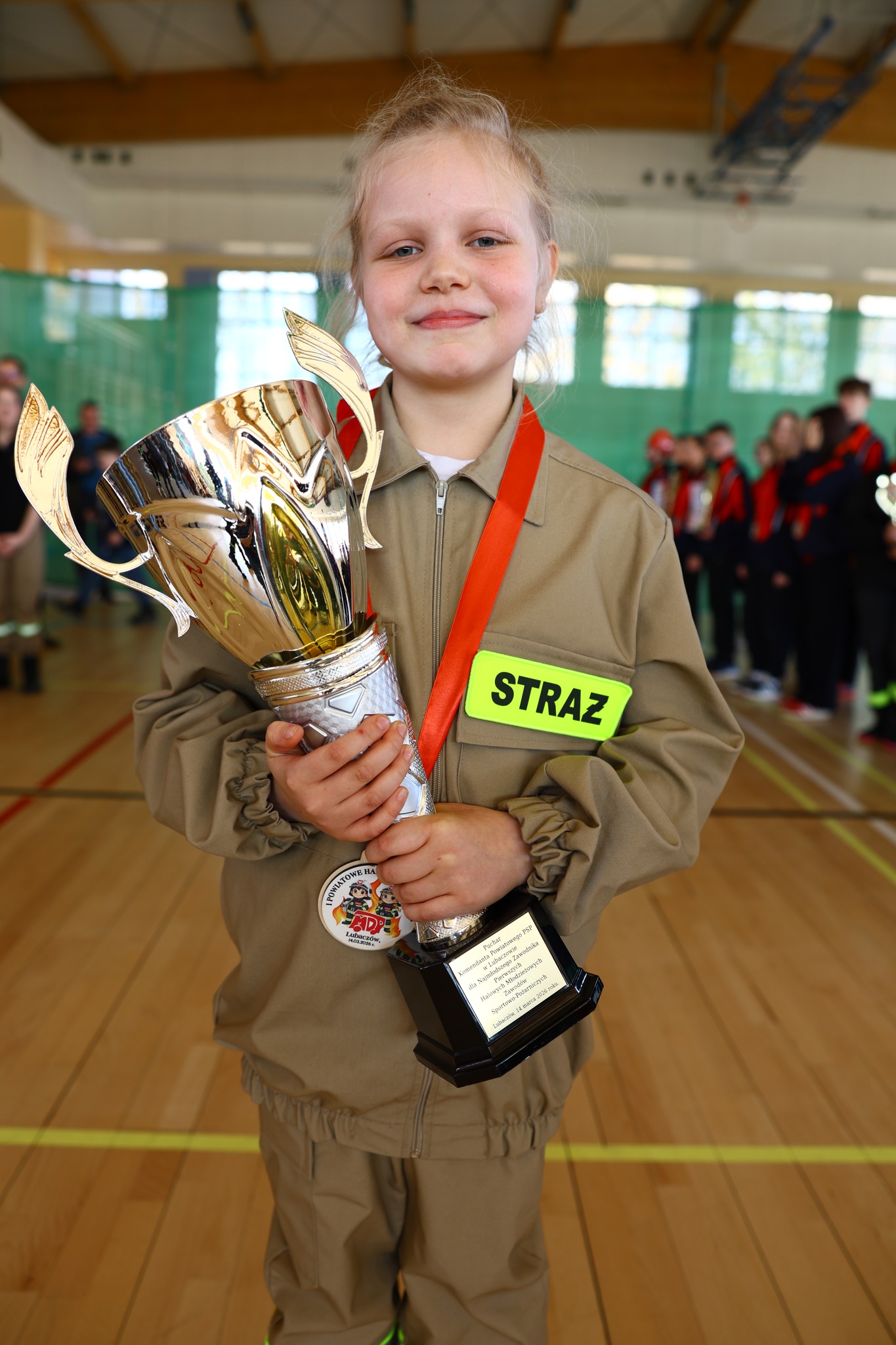 Obraz przedstawiający Młodzi strażacy rywalizowali w Lubaczowie. Za nami zawody sportowo-pożarnicze