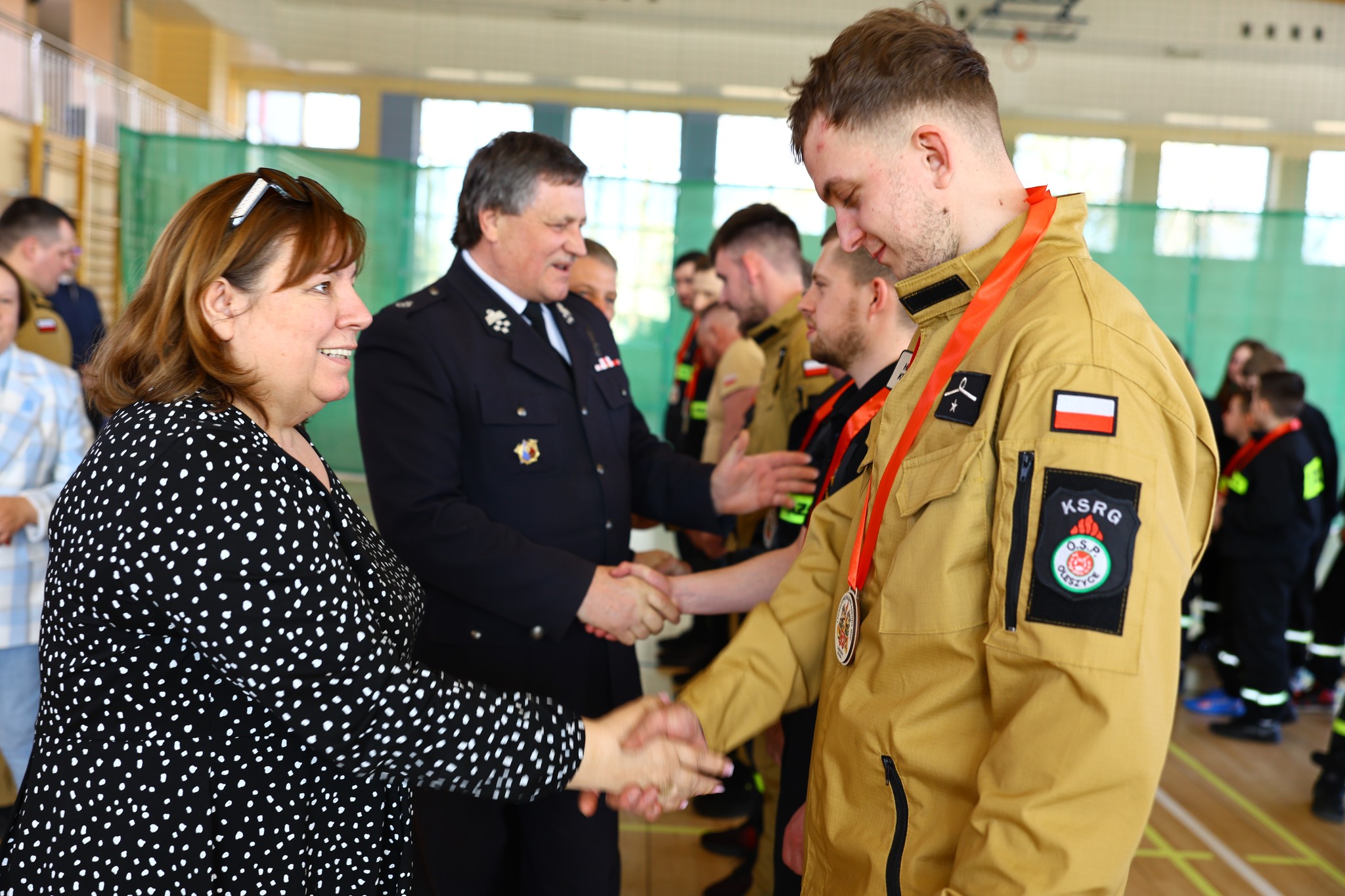 Obraz przedstawiający Młodzi strażacy rywalizowali w Lubaczowie. Za nami zawody sportowo-pożarnicze