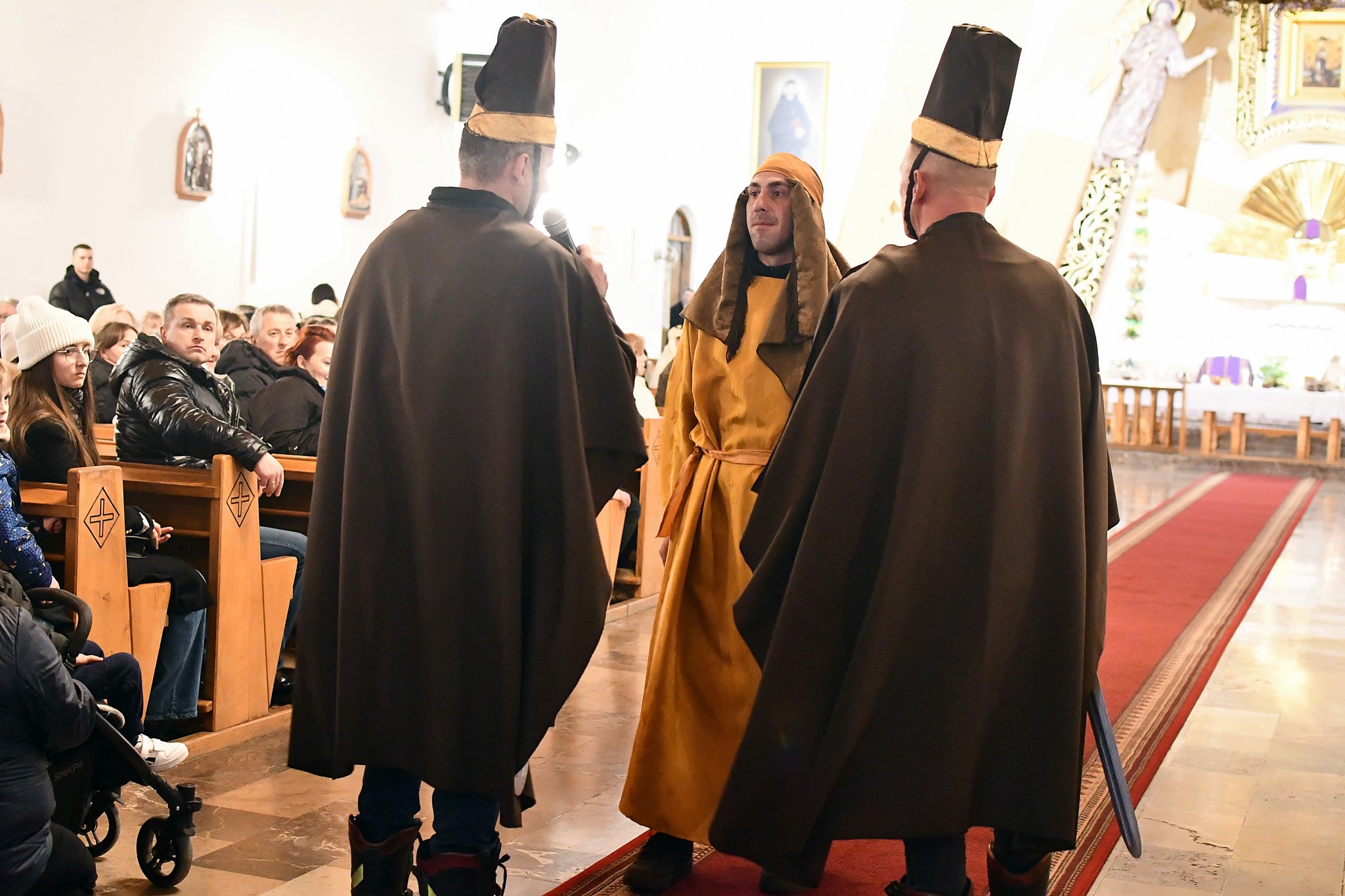 Obraz przedstawiający Misterium Męki Pańskiej w Łukawcu [FOTORELACJA]